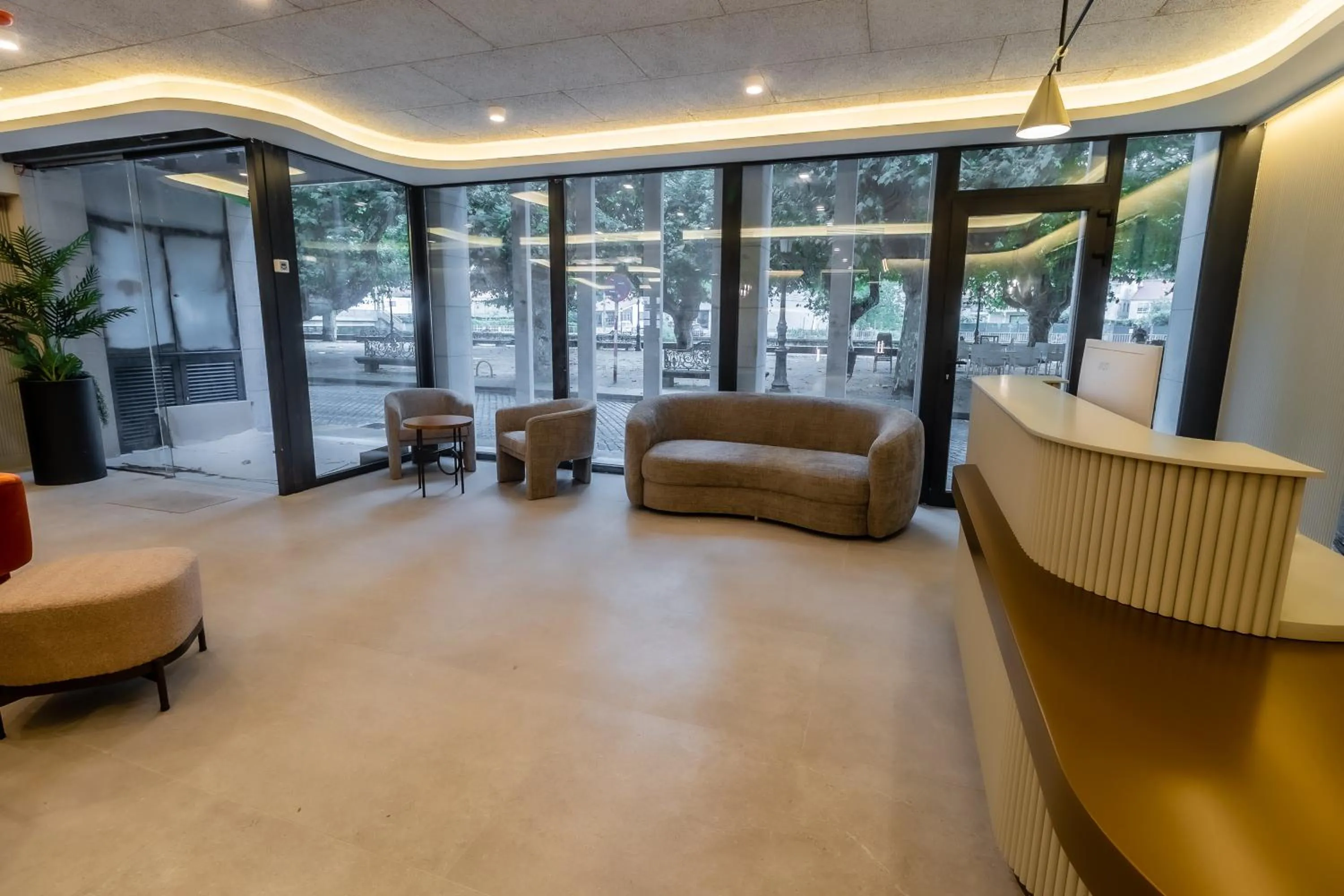 Living room in HOTEL CORONA DE PADRÓN