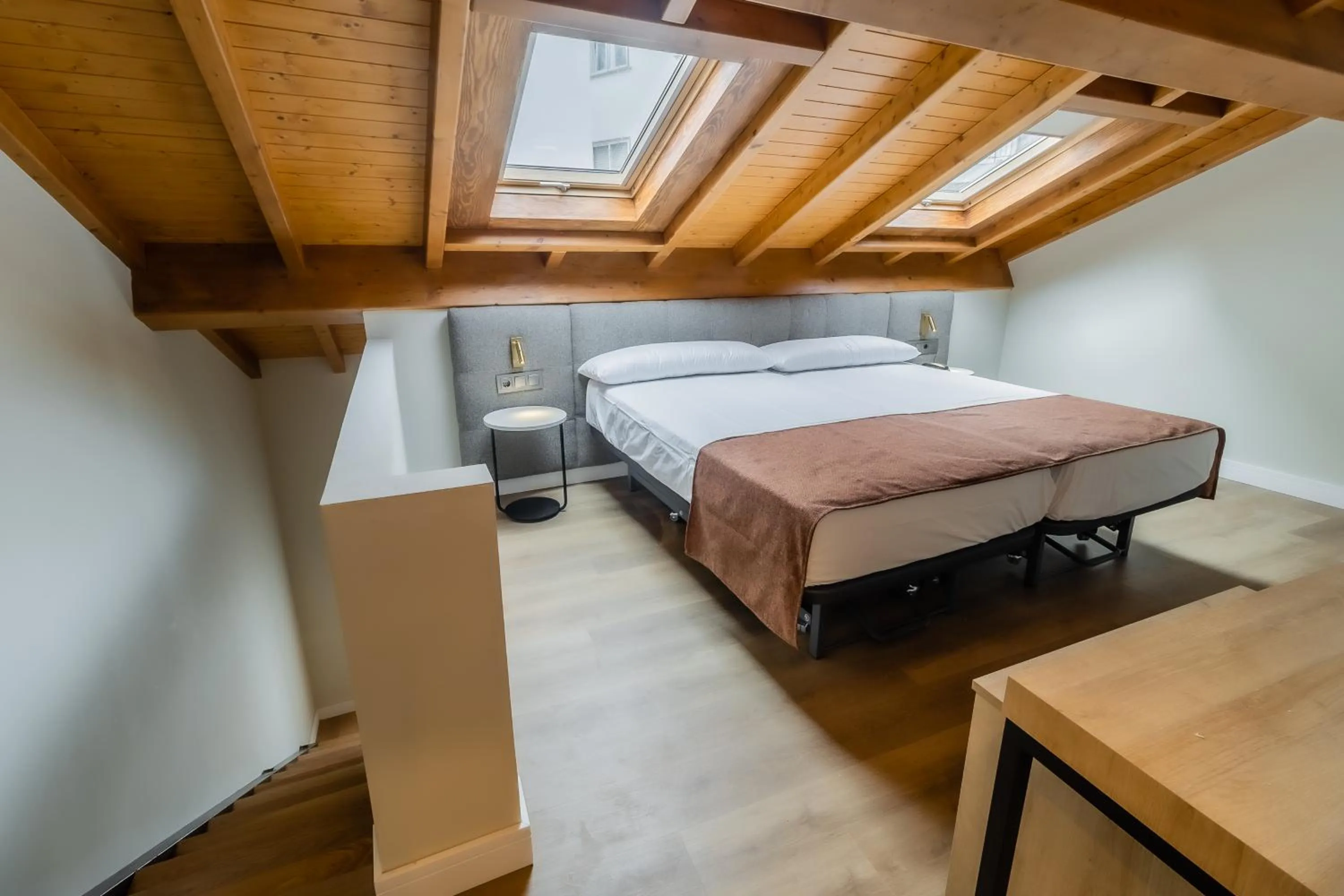 Bed in HOTEL CORONA DE PADRÓN