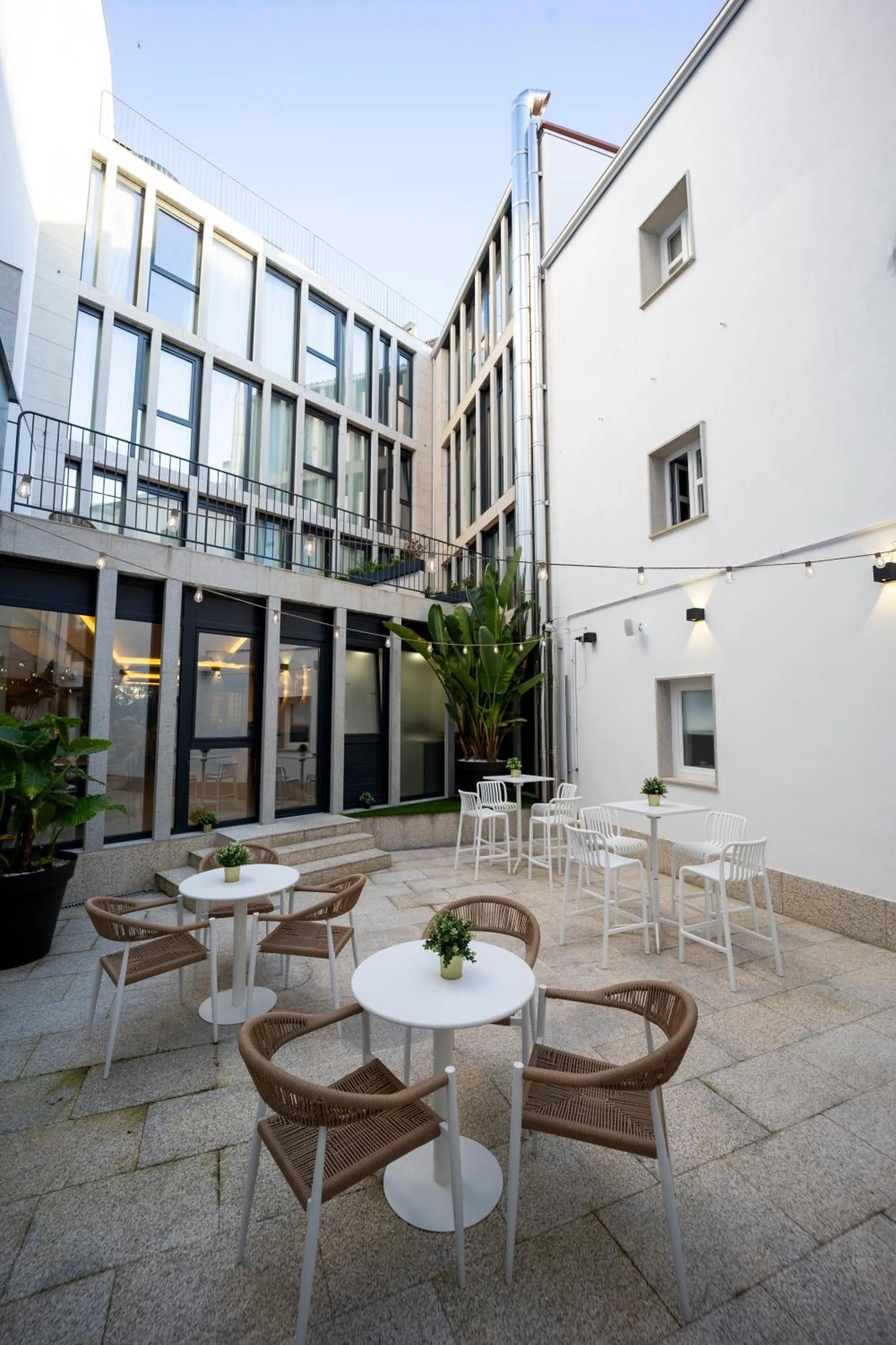 Inner courtyard view in HOTEL CORONA DE PADRÓN