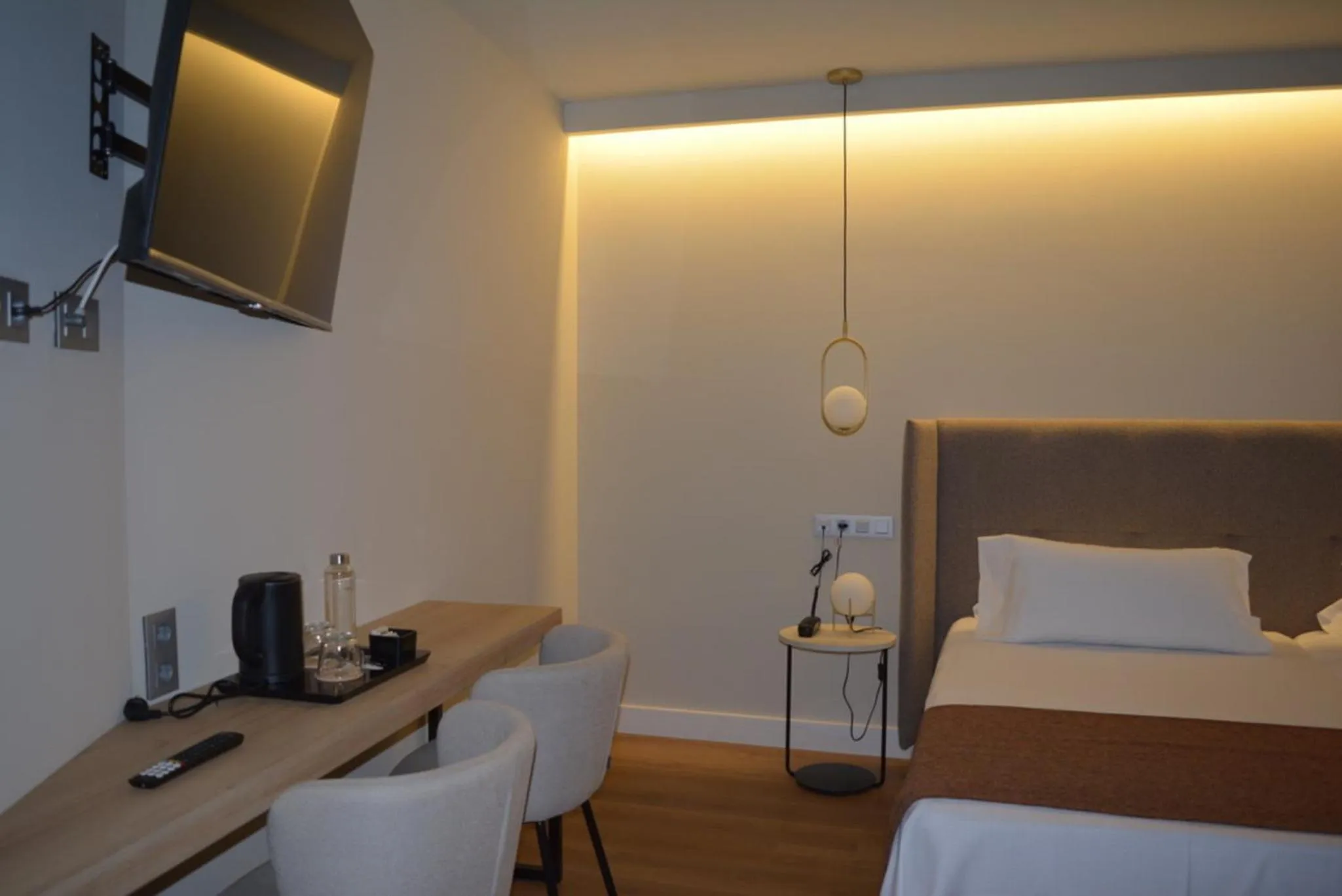 Bed in HOTEL CORONA DE PADRÓN