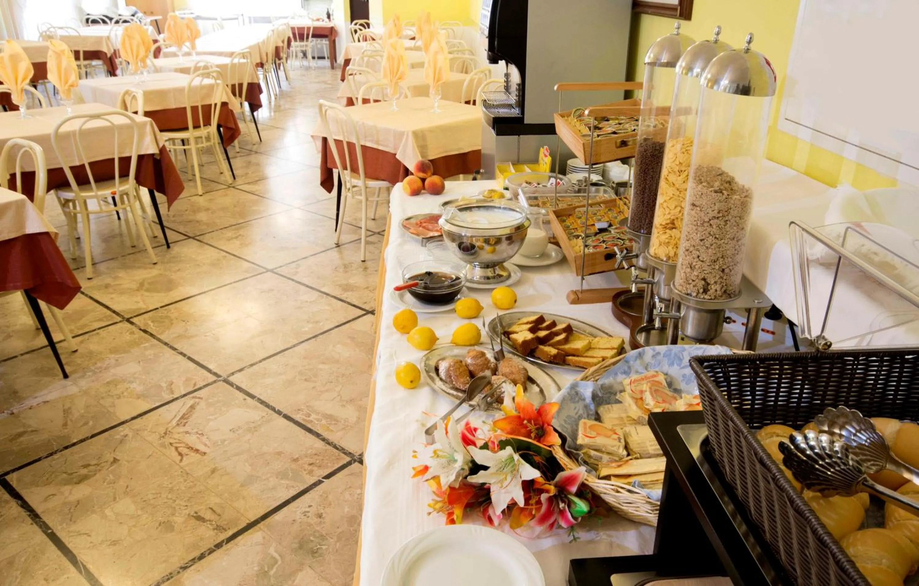 Buffet breakfast in Hotel Veliero