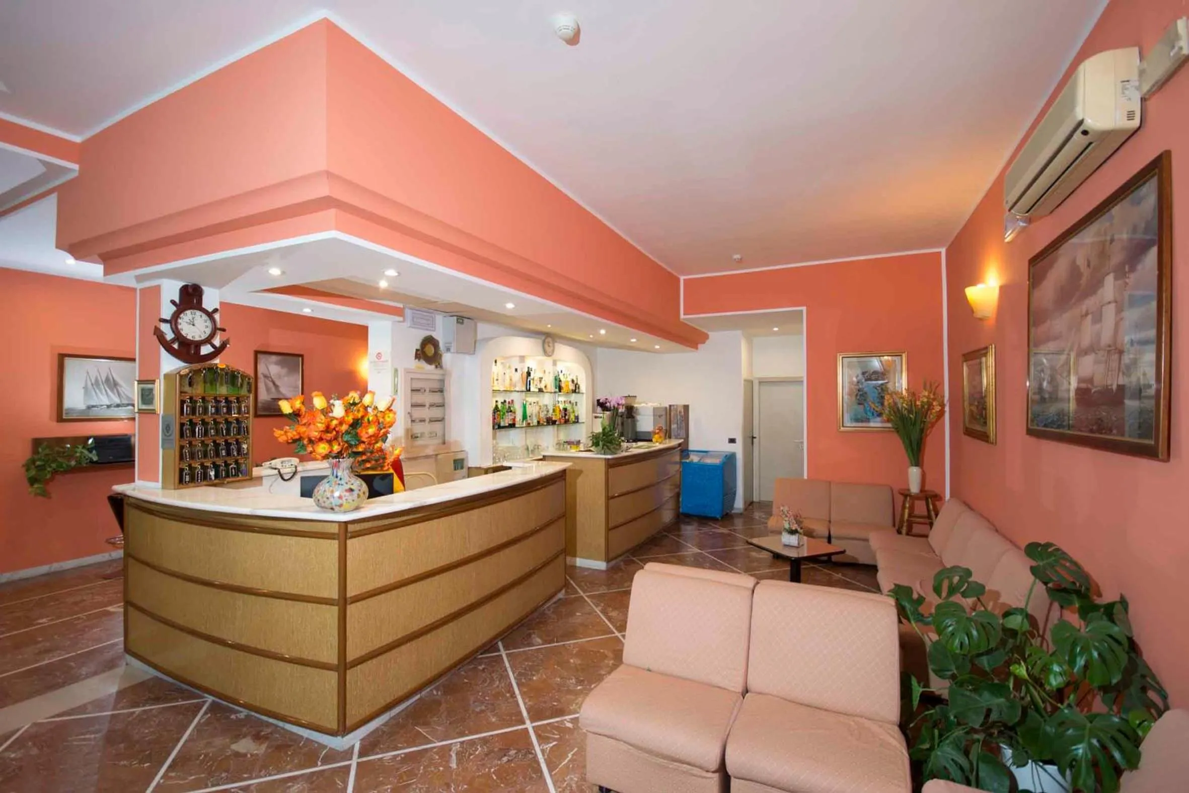 Lobby or reception in Hotel Veliero