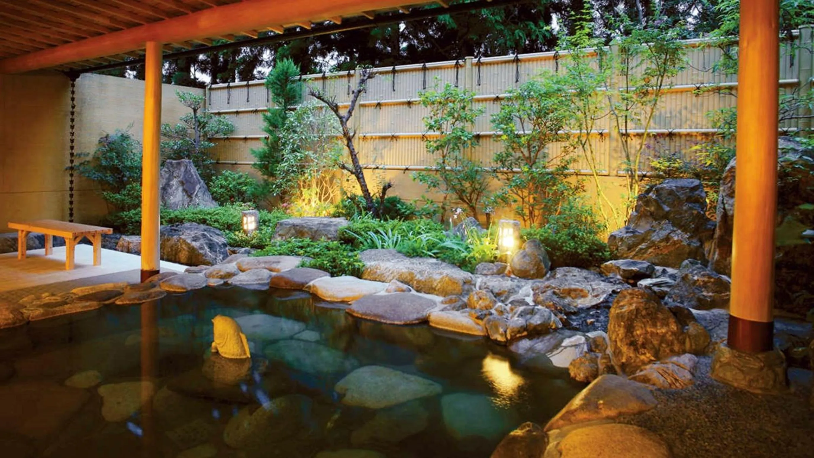 Hot Spring Bath in Diamond Arima Onsen Society