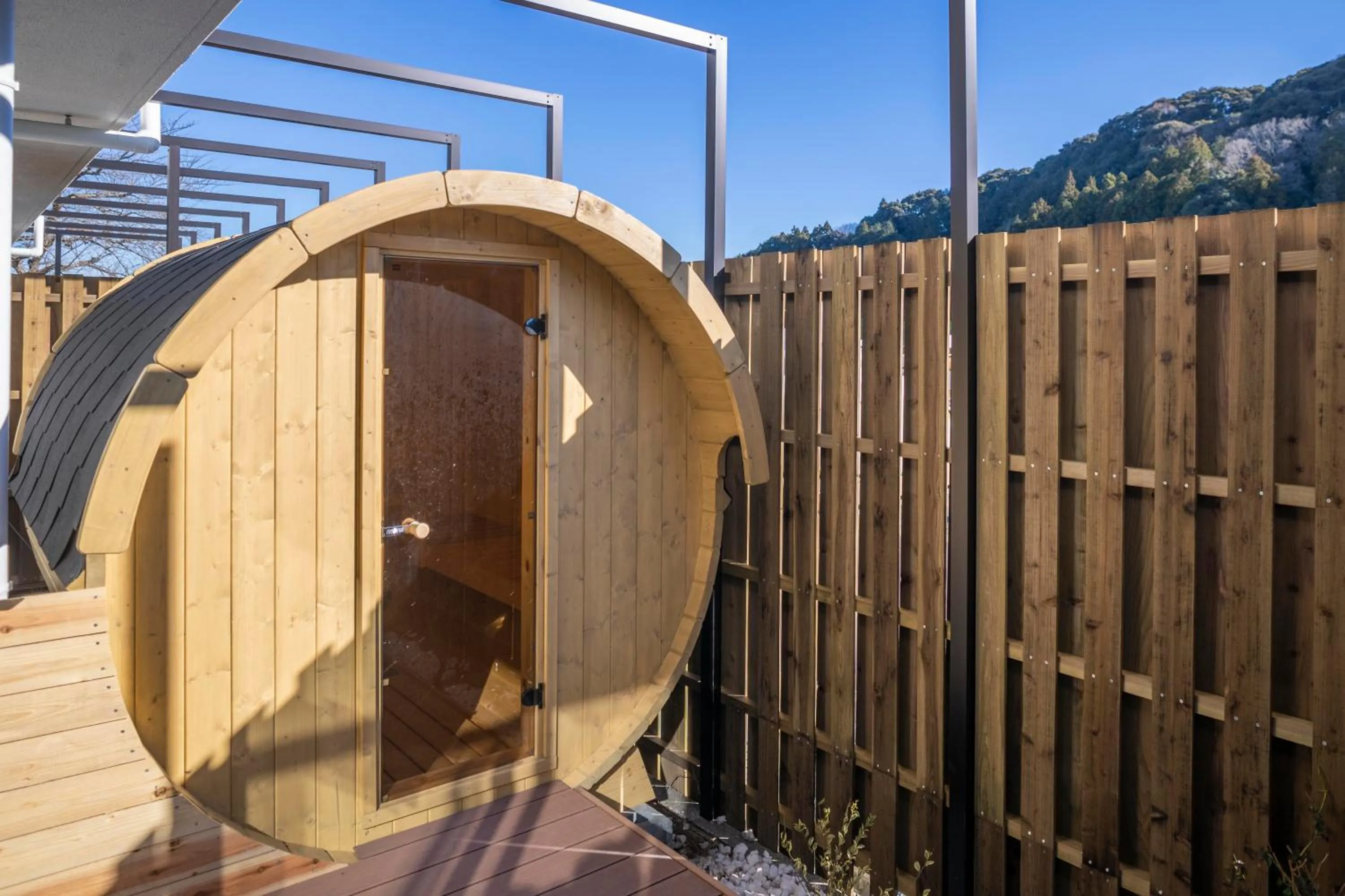 Sauna in Glamping&Port結