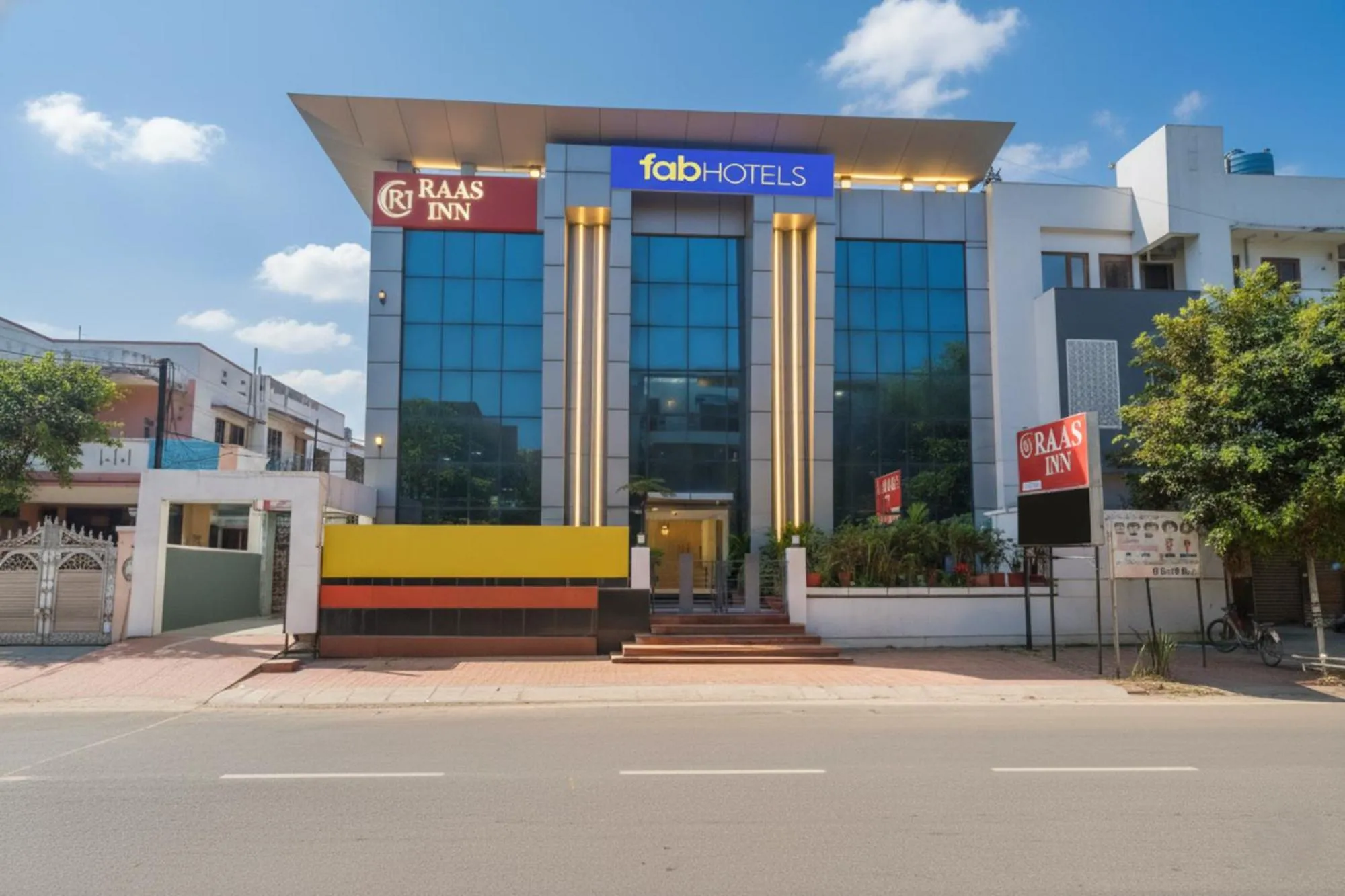 Property building in FabHotel Raas Inn