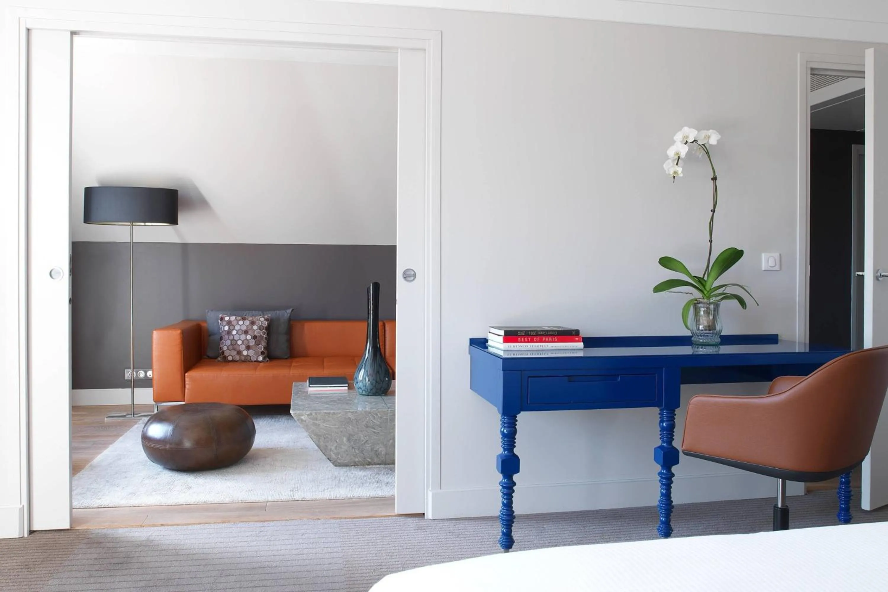 Bedroom in Renaissance Paris Hippodrome de St. Cloud Hotel