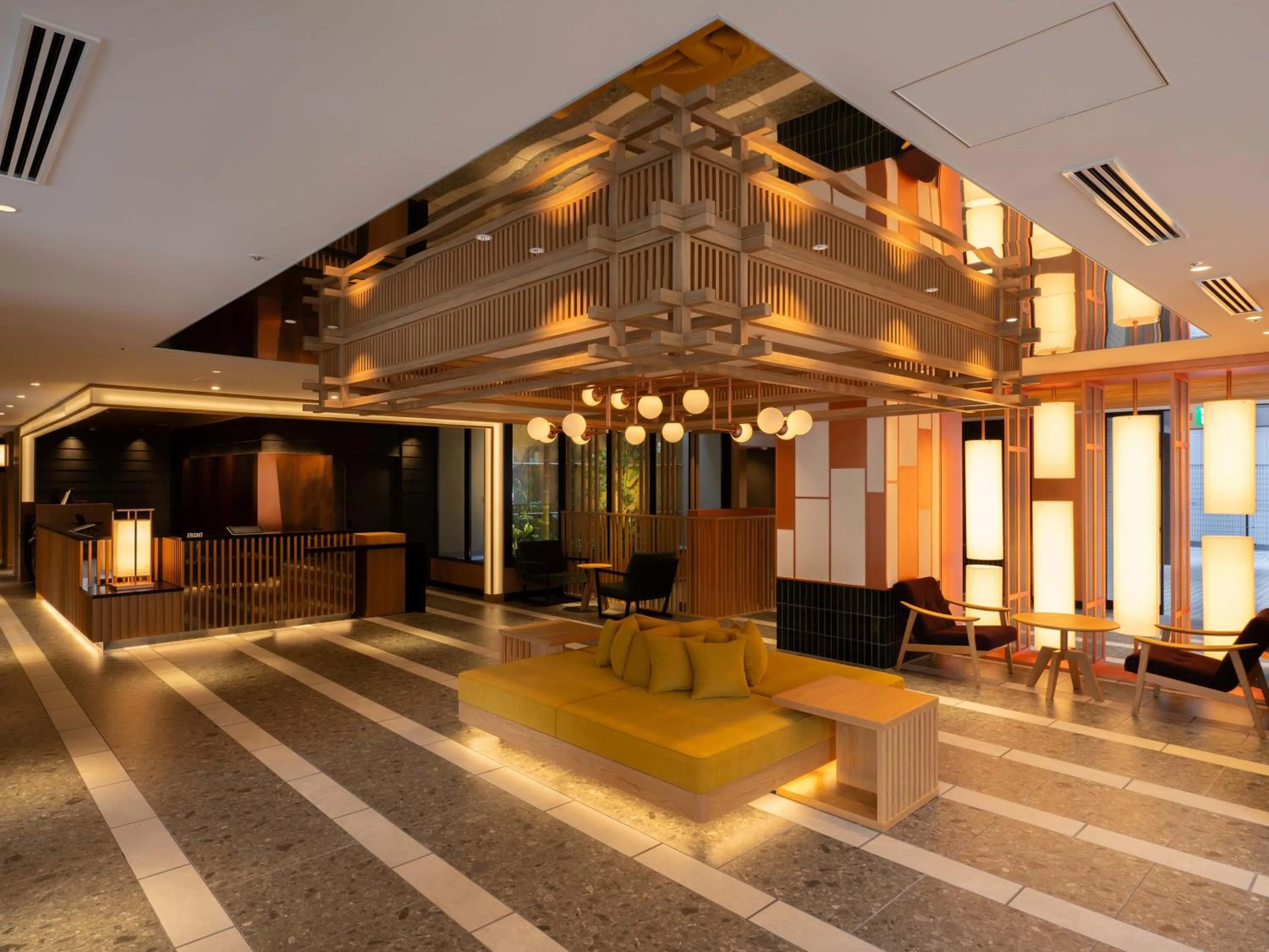 Lobby or reception in Loisir Hotel Kyoto Toji