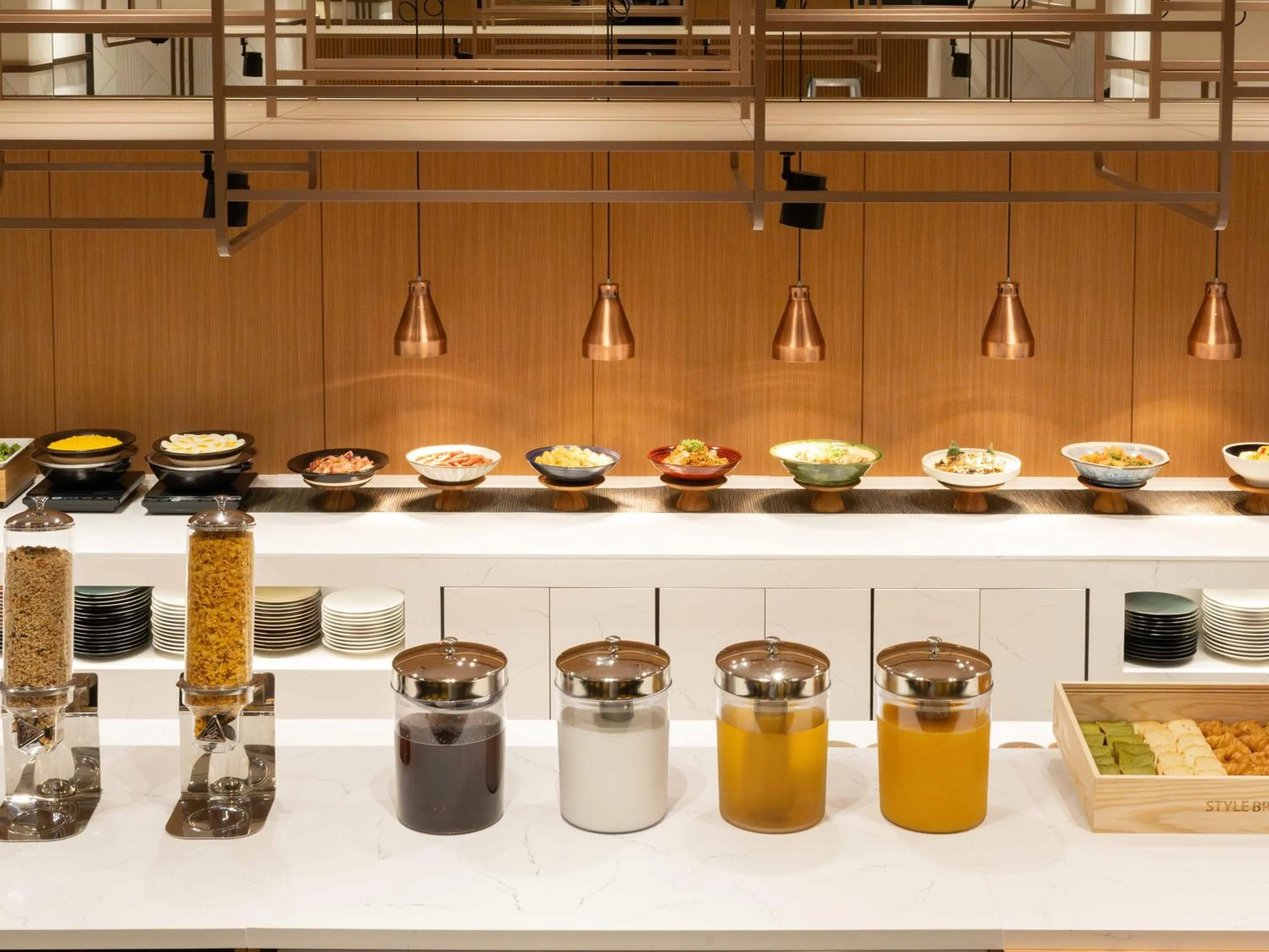 Buffet breakfast in Loisir Hotel Kyoto Toji