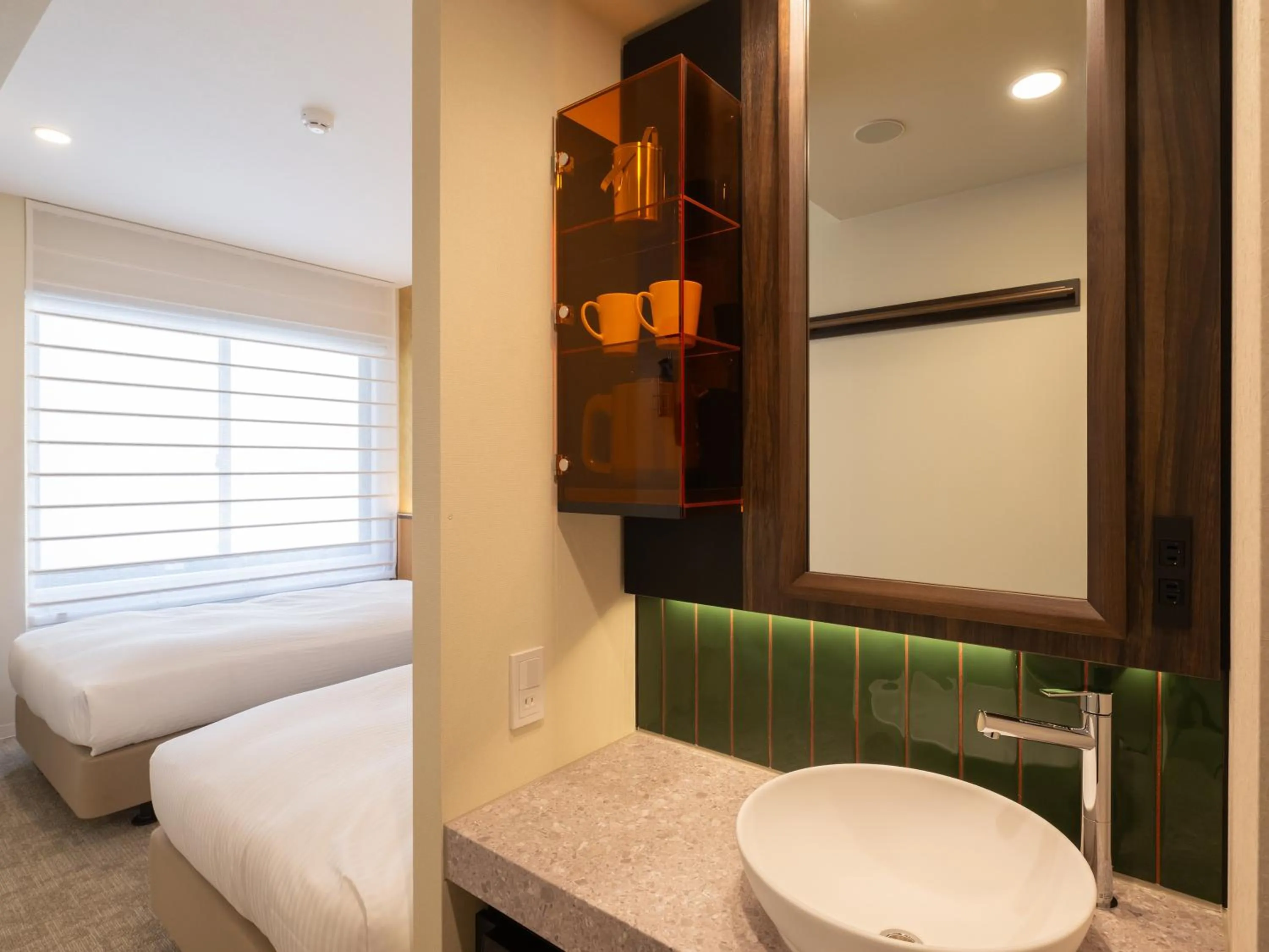 Bathroom, Bed in Loisir Hotel Kyoto Toji