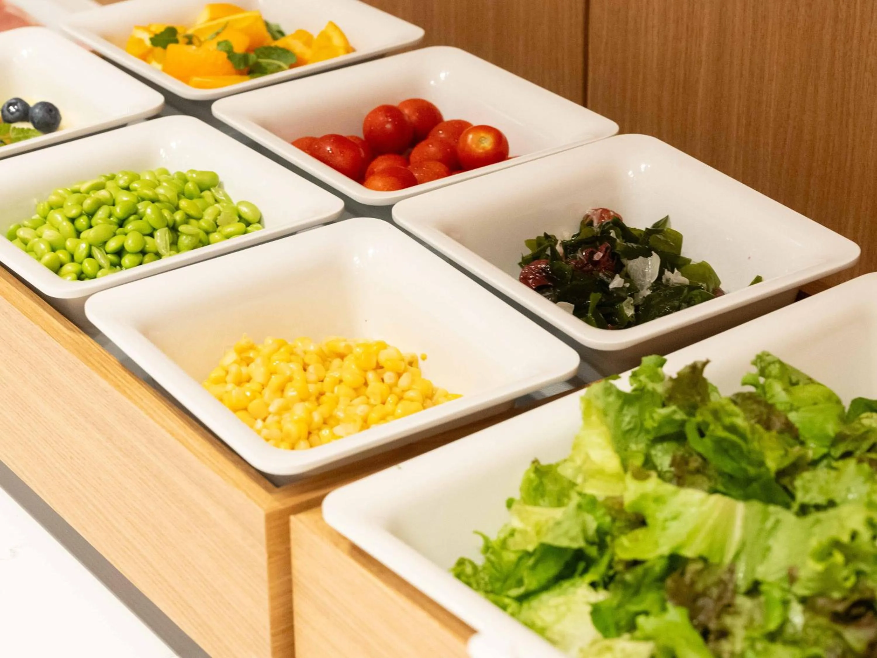 Buffet breakfast in Loisir Hotel Kyoto Toji