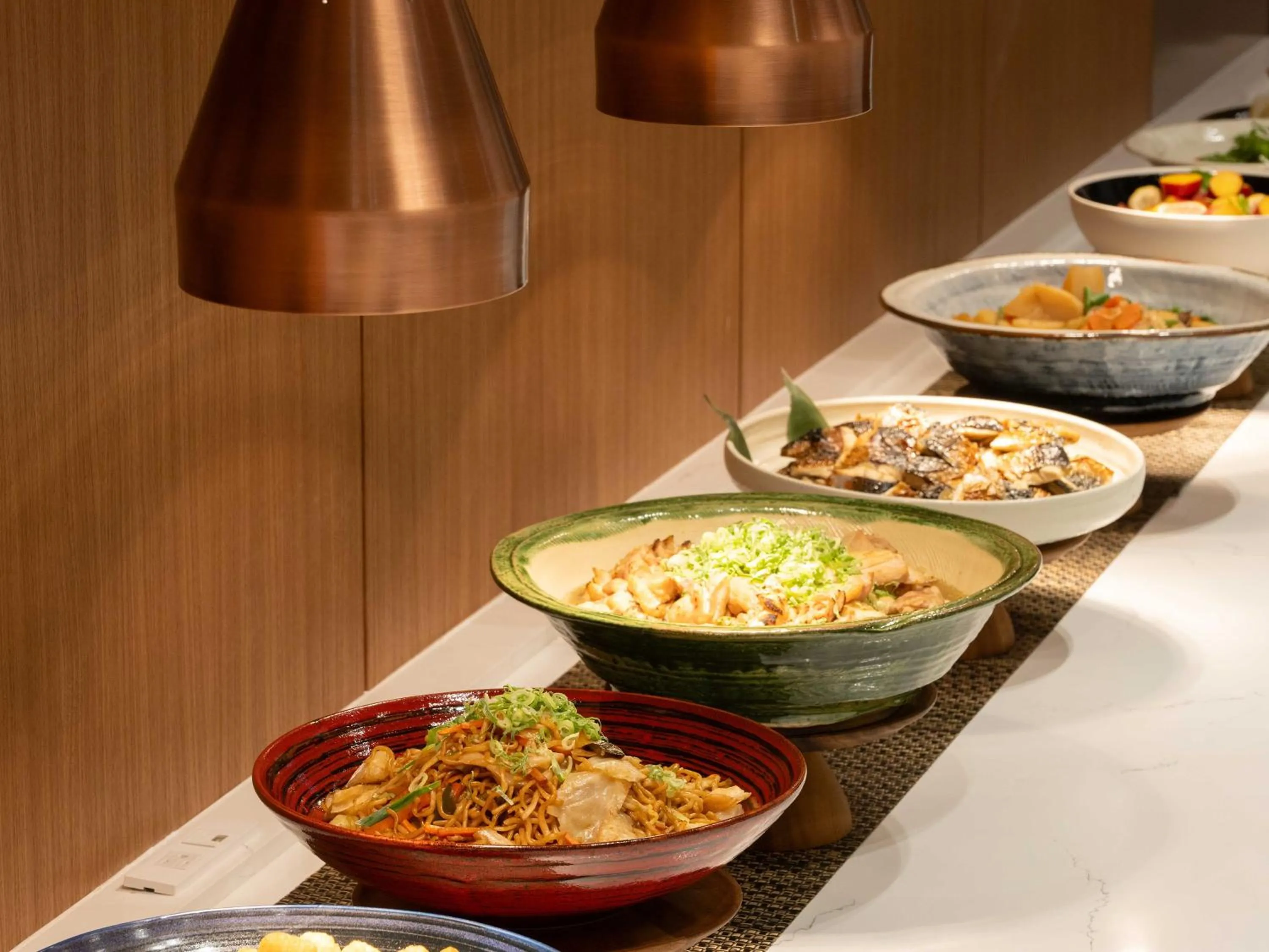 Buffet breakfast in Loisir Hotel Kyoto Toji