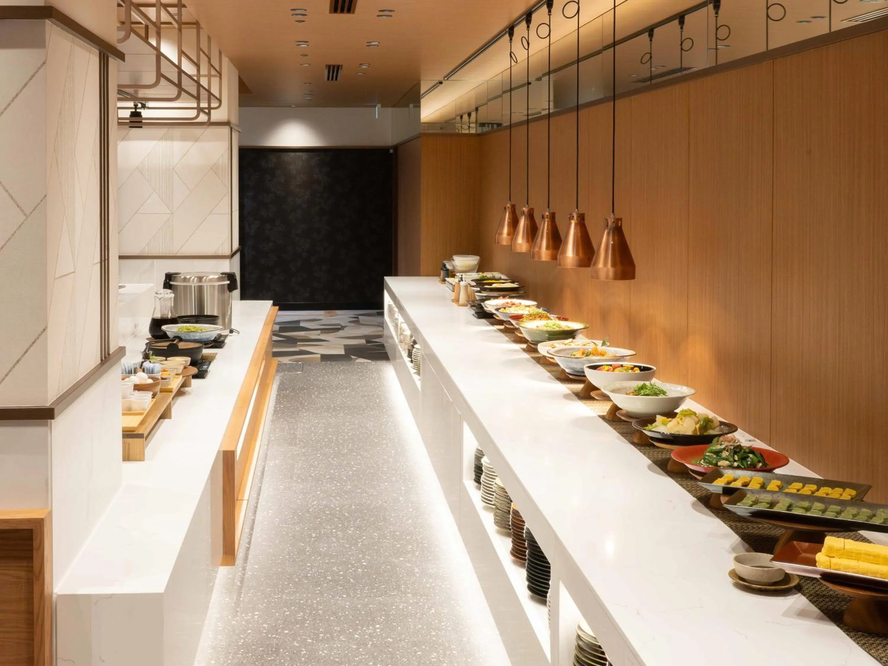 Buffet breakfast in Loisir Hotel Kyoto Toji