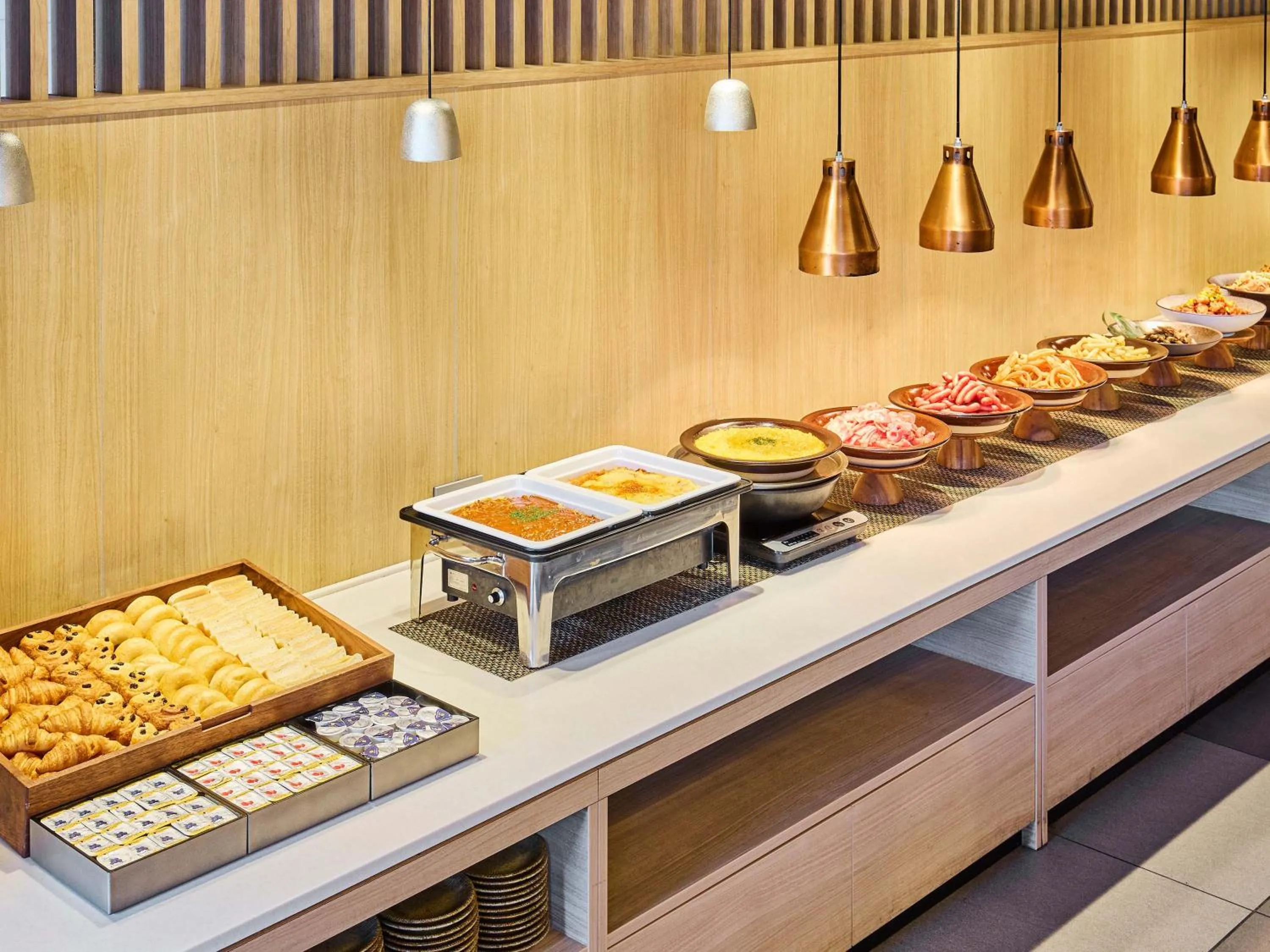 Buffet breakfast in Loisir Hotel Kyoto Toji