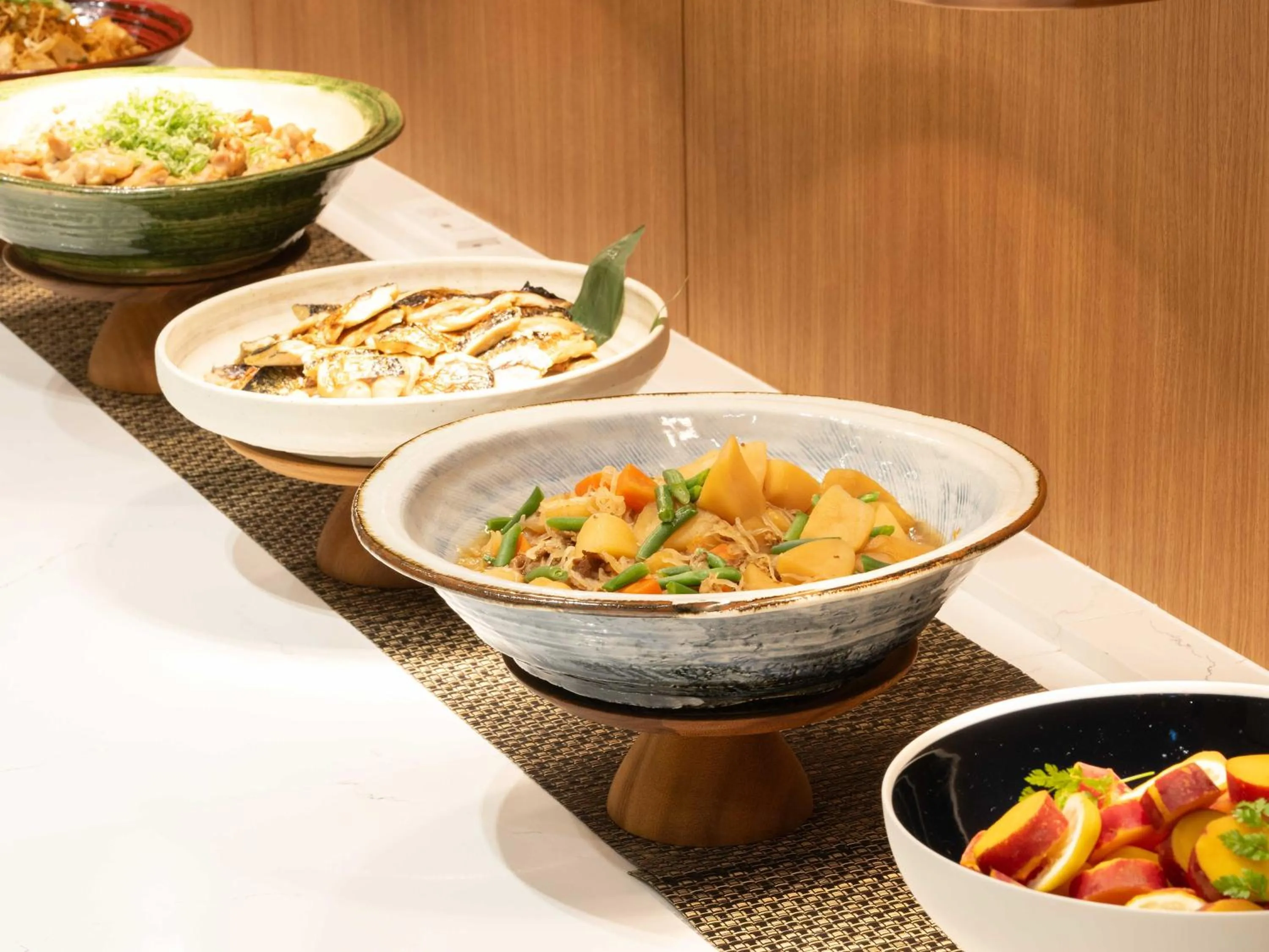 Buffet breakfast in Loisir Hotel Kyoto Toji