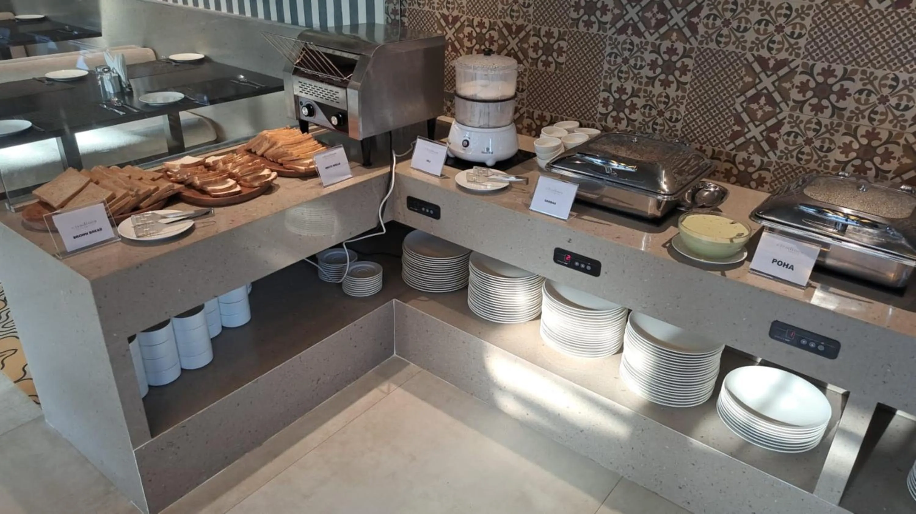 Buffet breakfast in Citadines Arpora Nagoa Goa