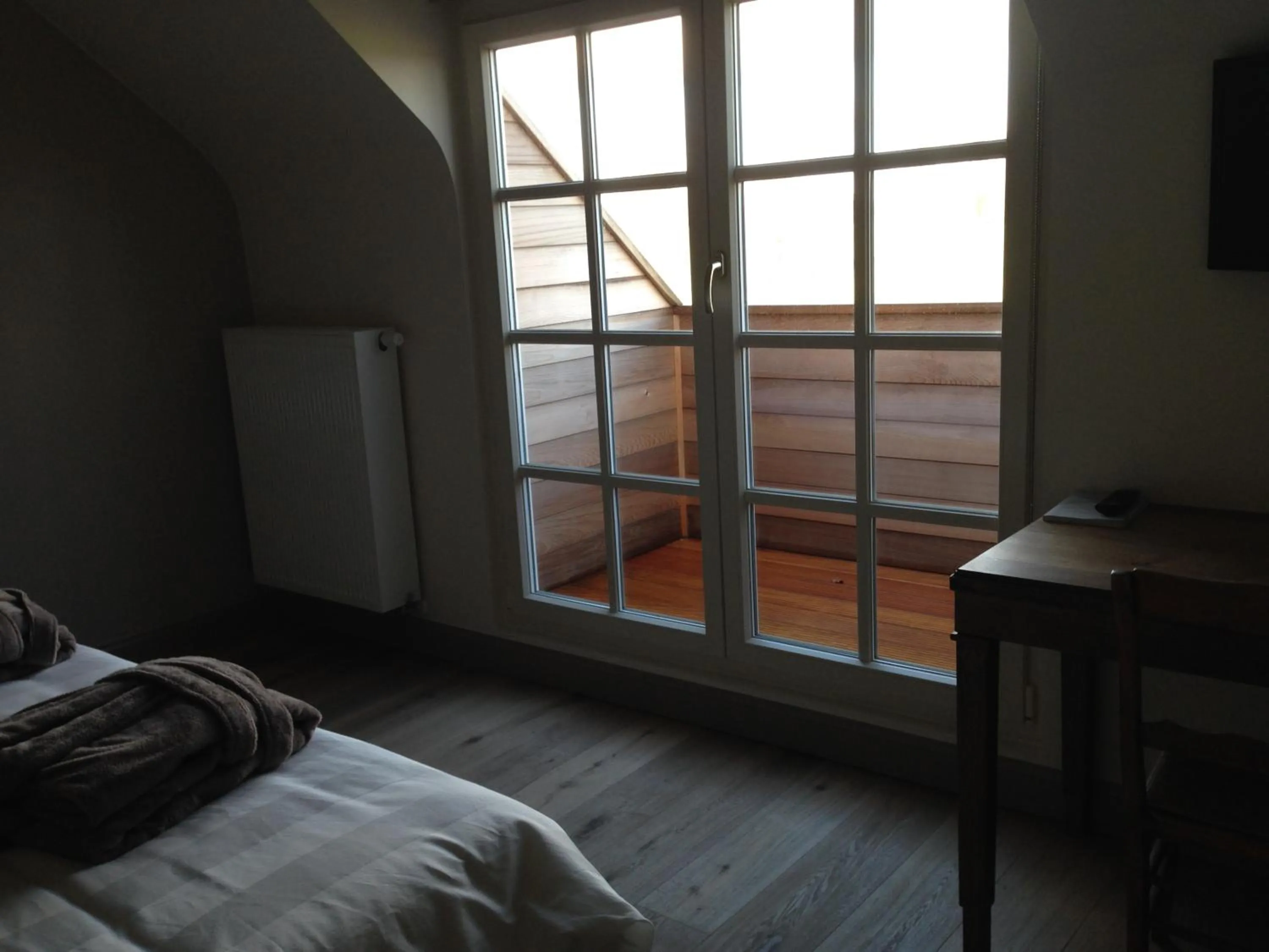 Balcony/Terrace, Bed in B&B Droomzoet