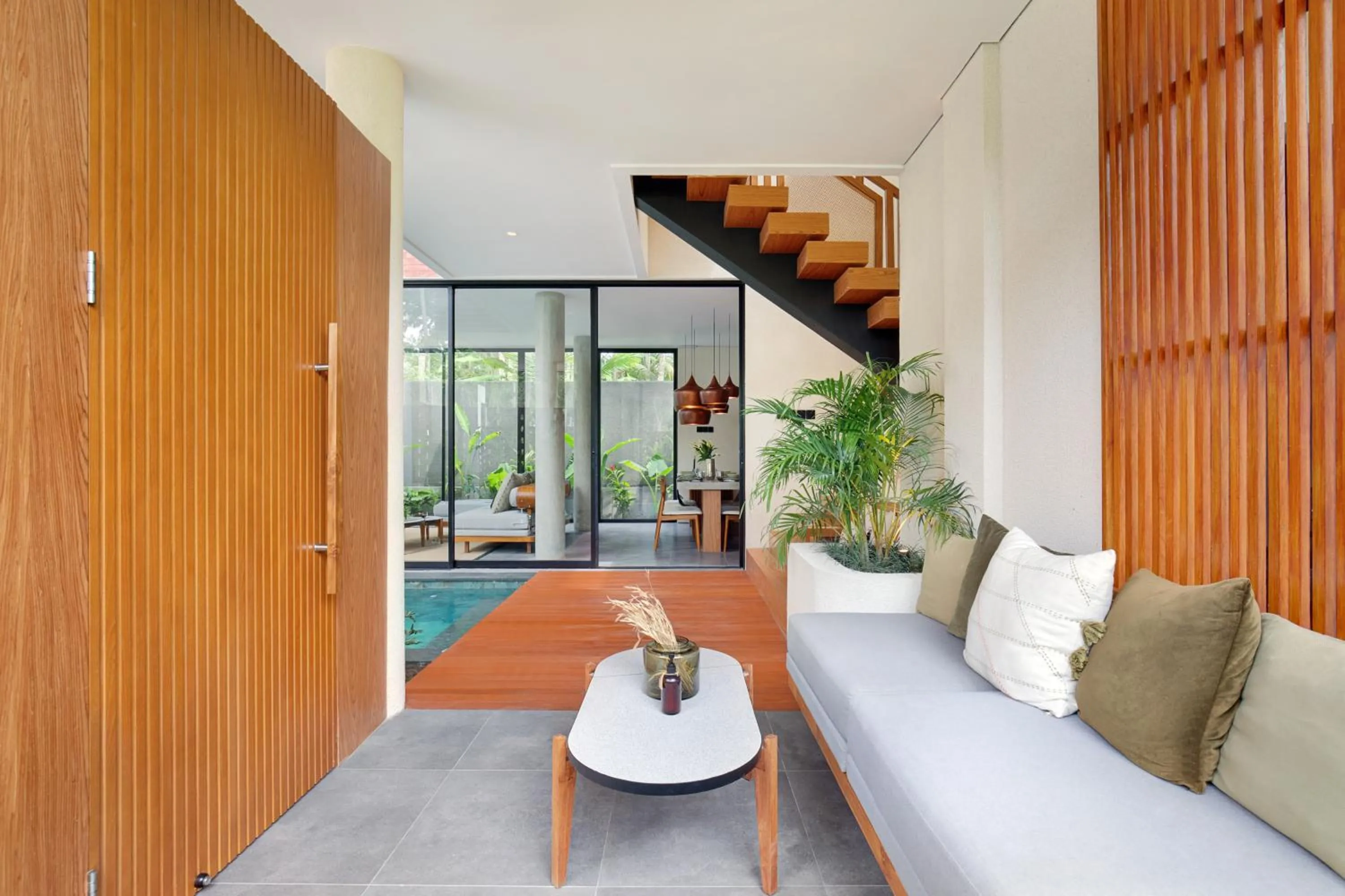 Patio in Damara Village Ubud by Alaya Private Estate