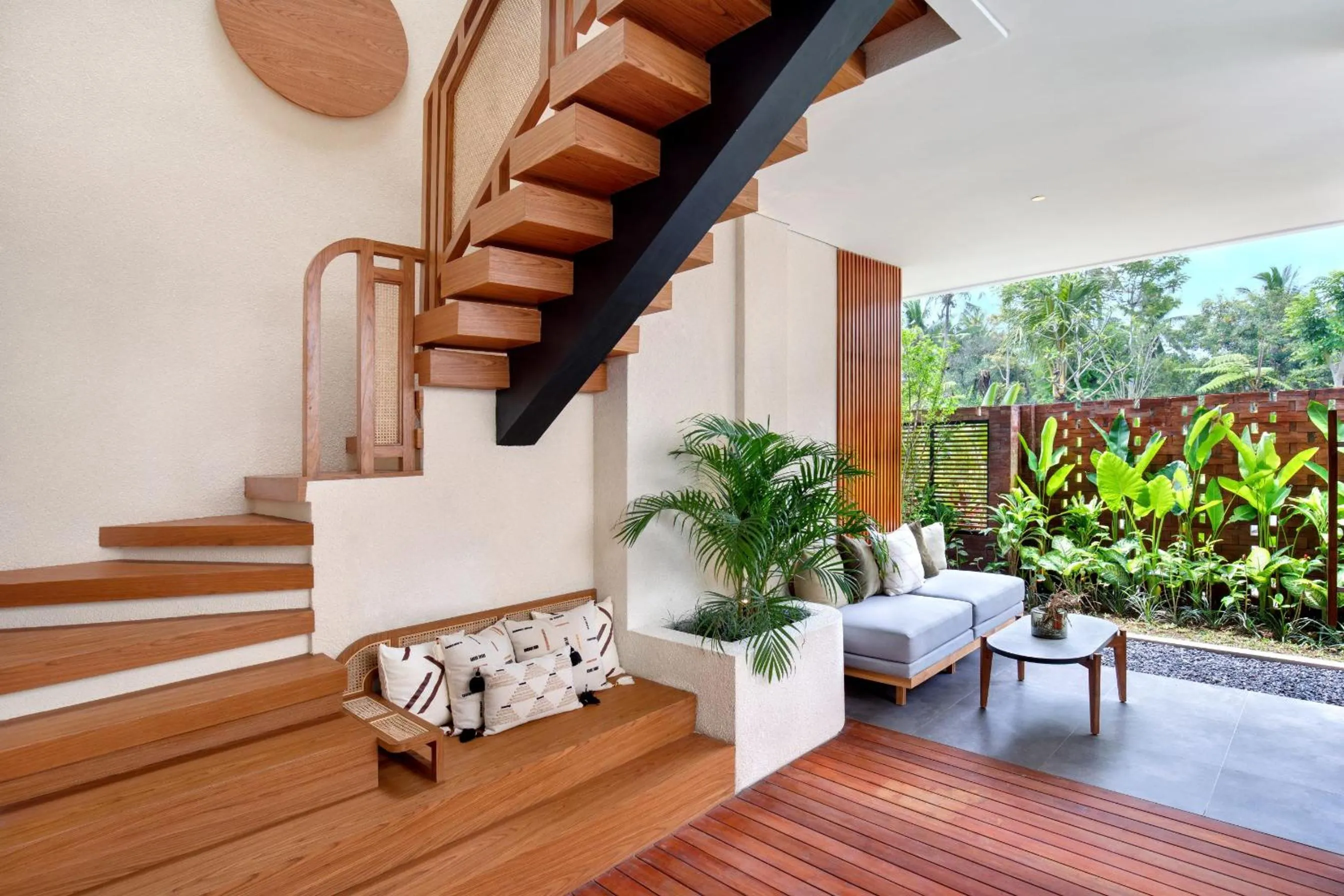 Seating area in Damara Village Ubud by Alaya Private Estate