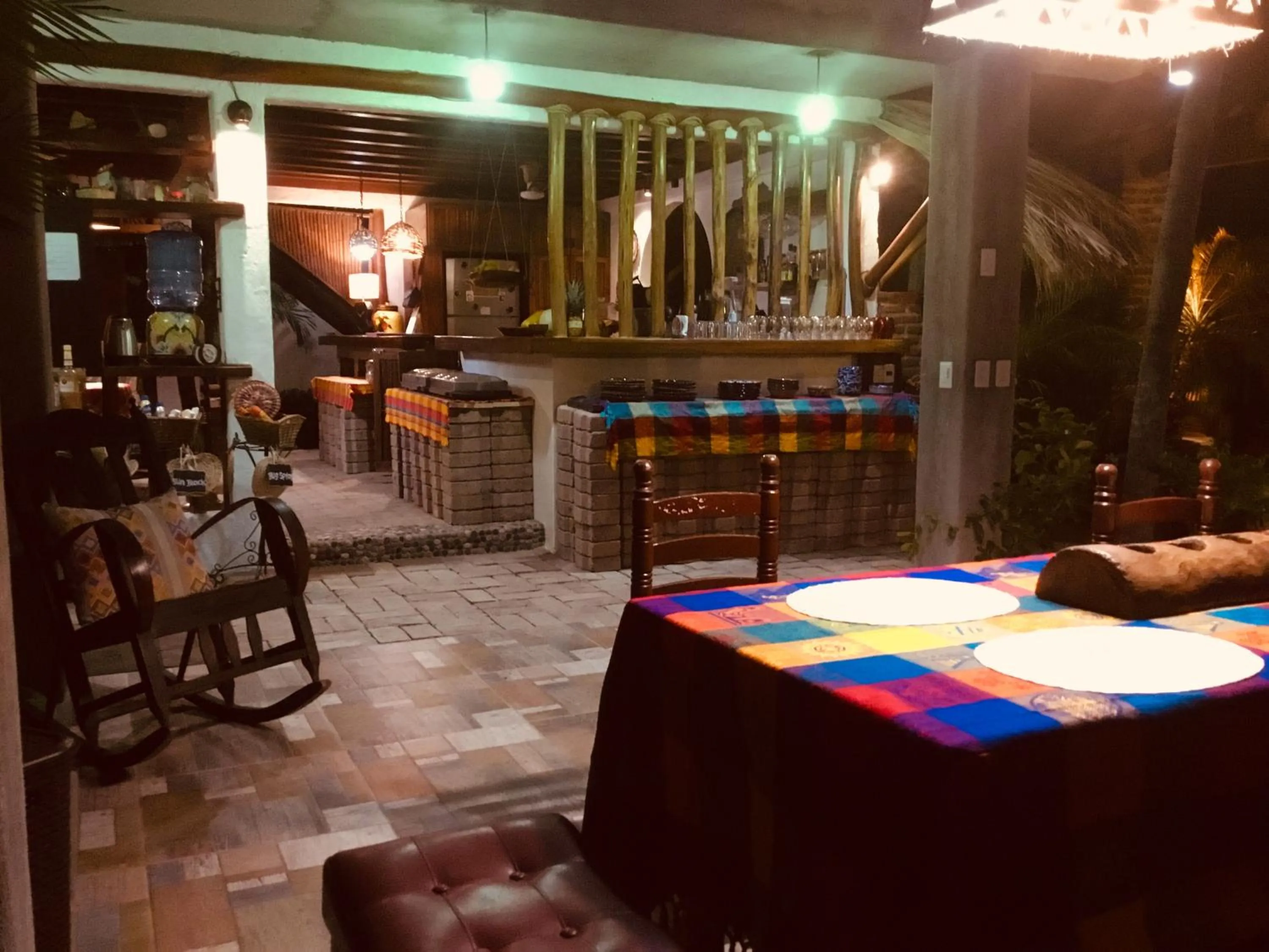 Communal lounge/ TV room in Hacienda La Rusa