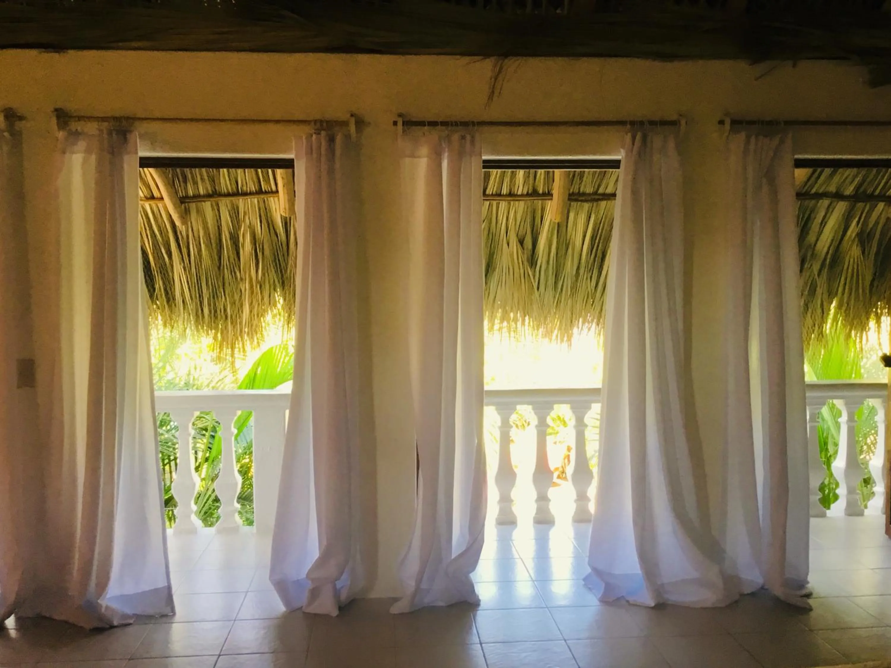 Garden view in Hacienda La Rusa