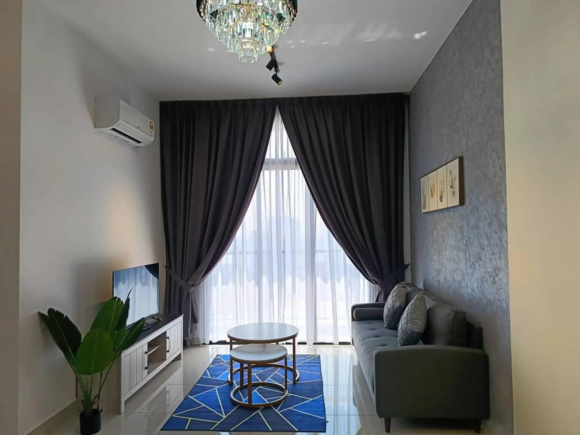 Living room in Twin Tower Johor Bahru by Glex