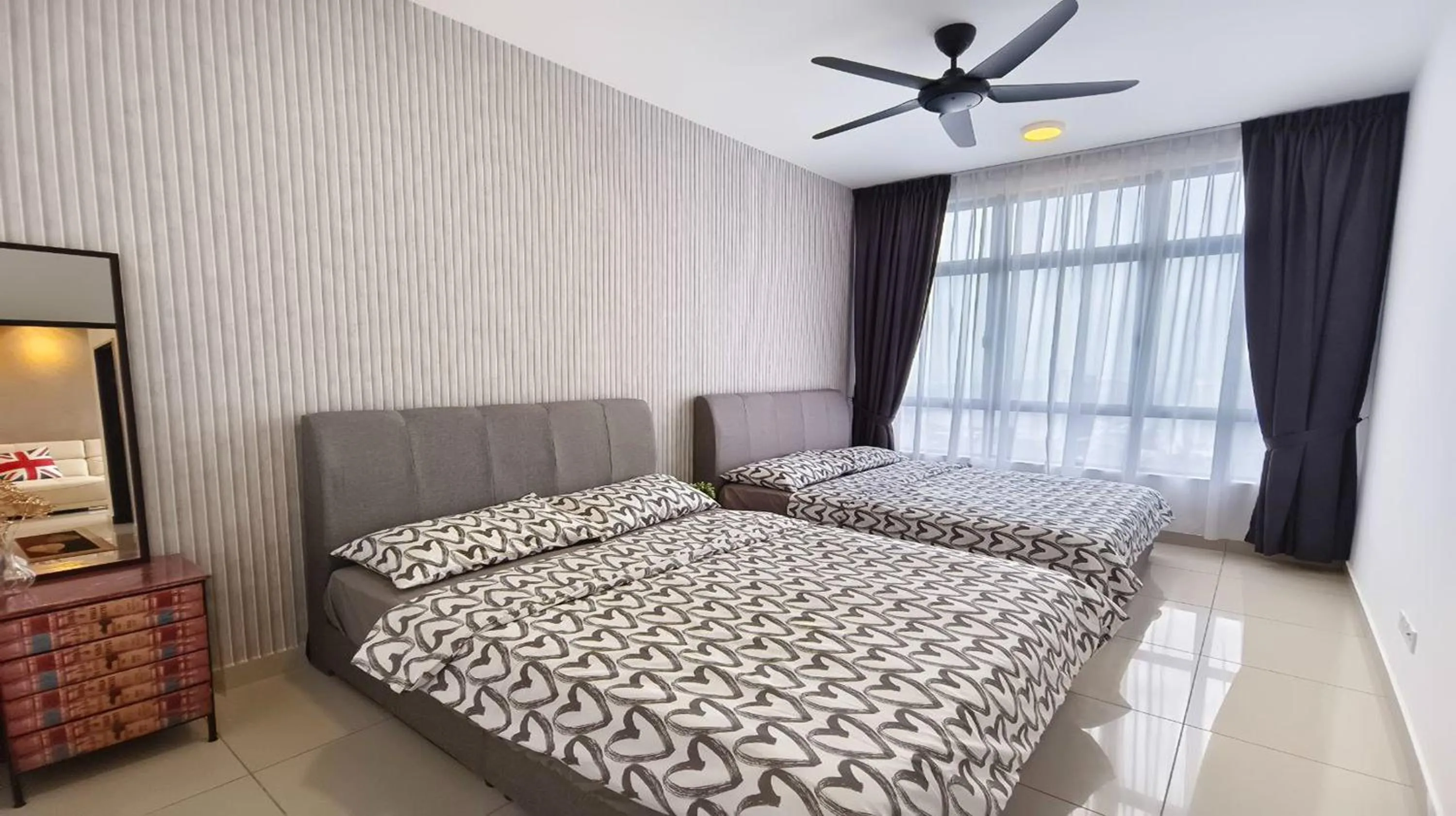 Bedroom, Bed in Twin Tower Johor Bahru by Glex