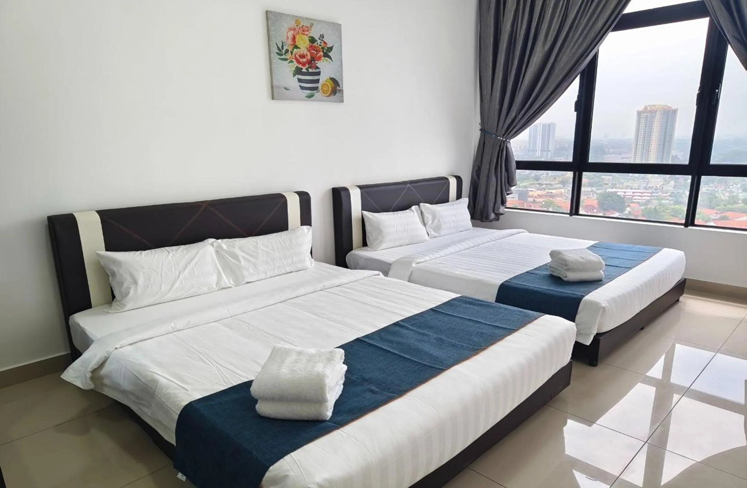 Bedroom, Bed in Twin Tower Johor Bahru by Glex