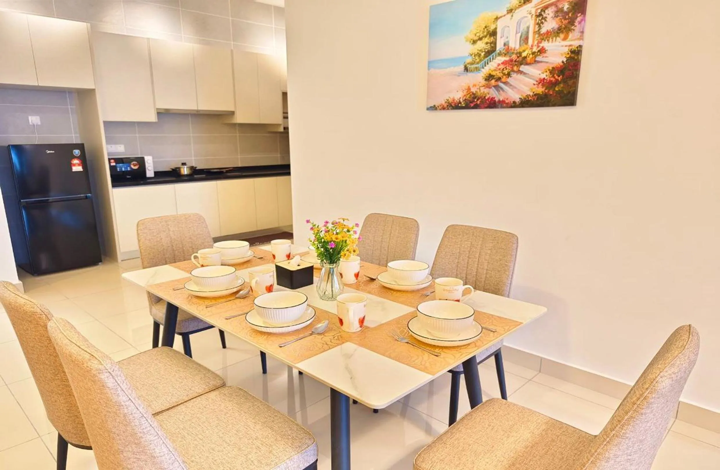 Seating area in Twin Tower Johor Bahru by Glex