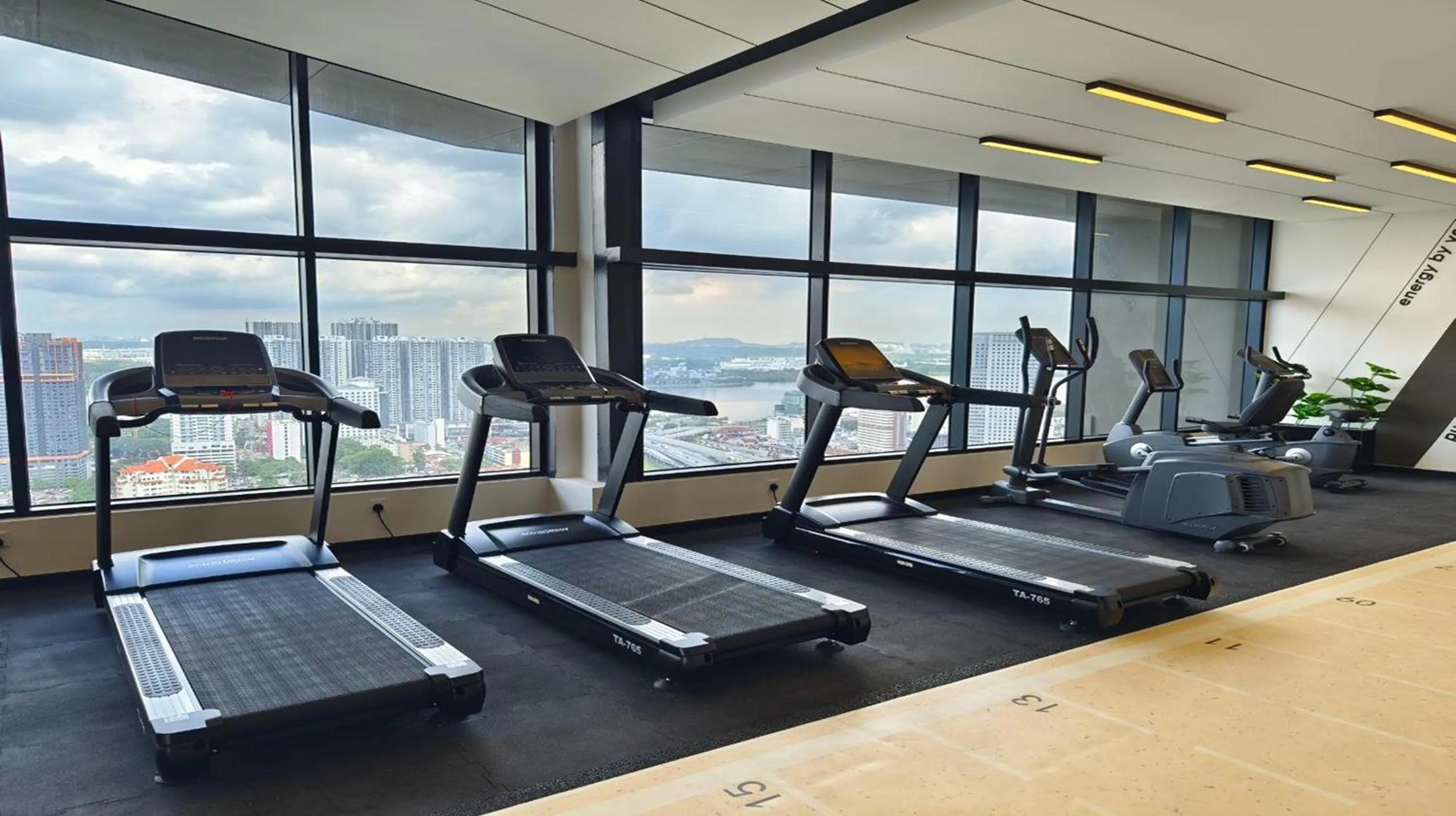 Fitness centre/facilities in Twin Tower Johor Bahru by Glex