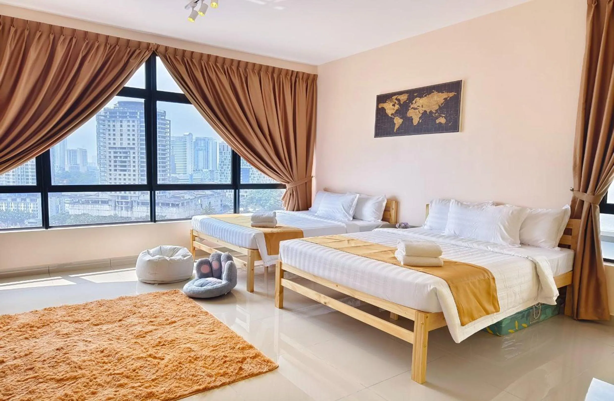 Bedroom, Bed in Twin Tower Johor Bahru by Glex