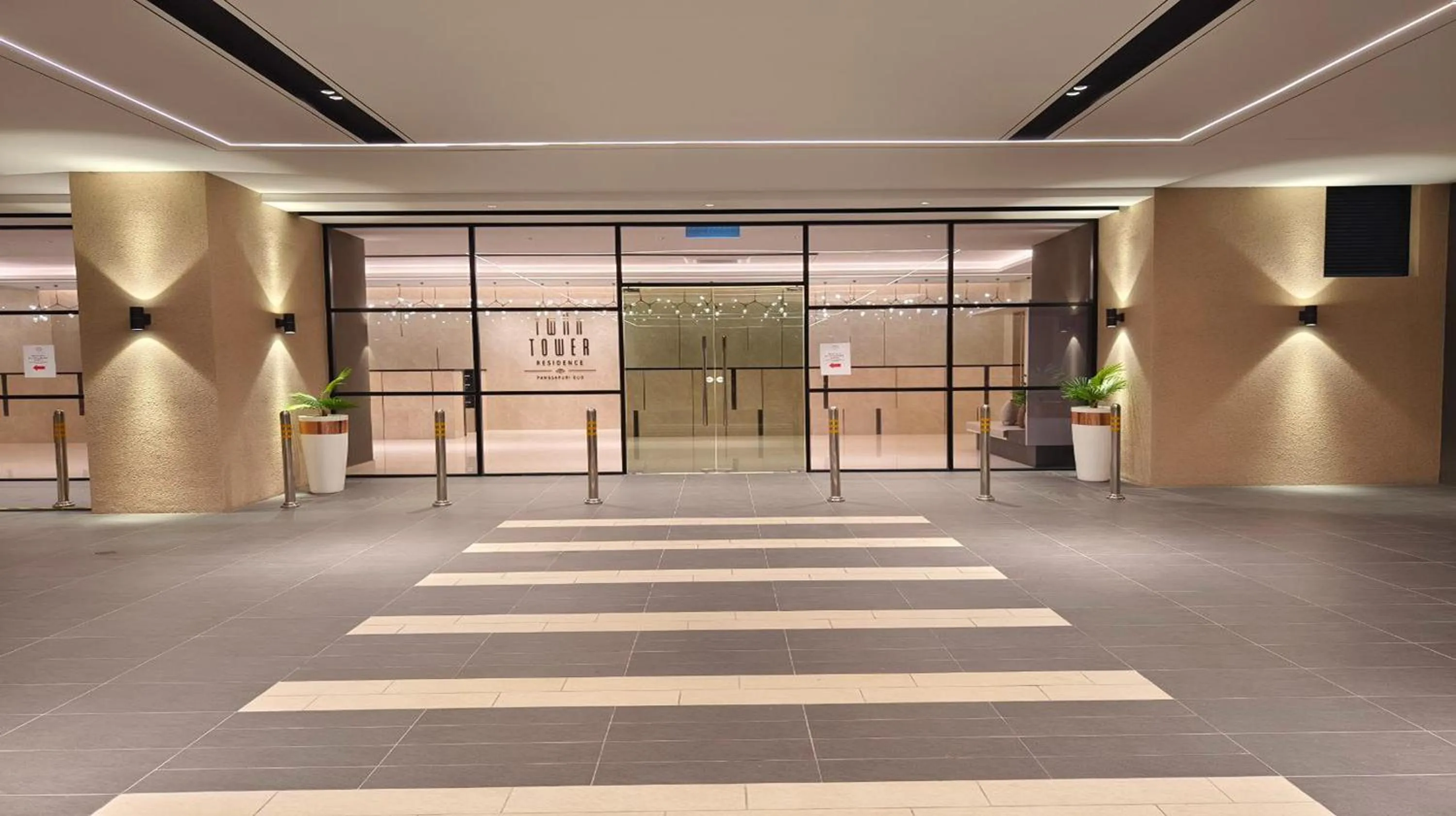 Facade/entrance in Twin Tower Johor Bahru by Glex