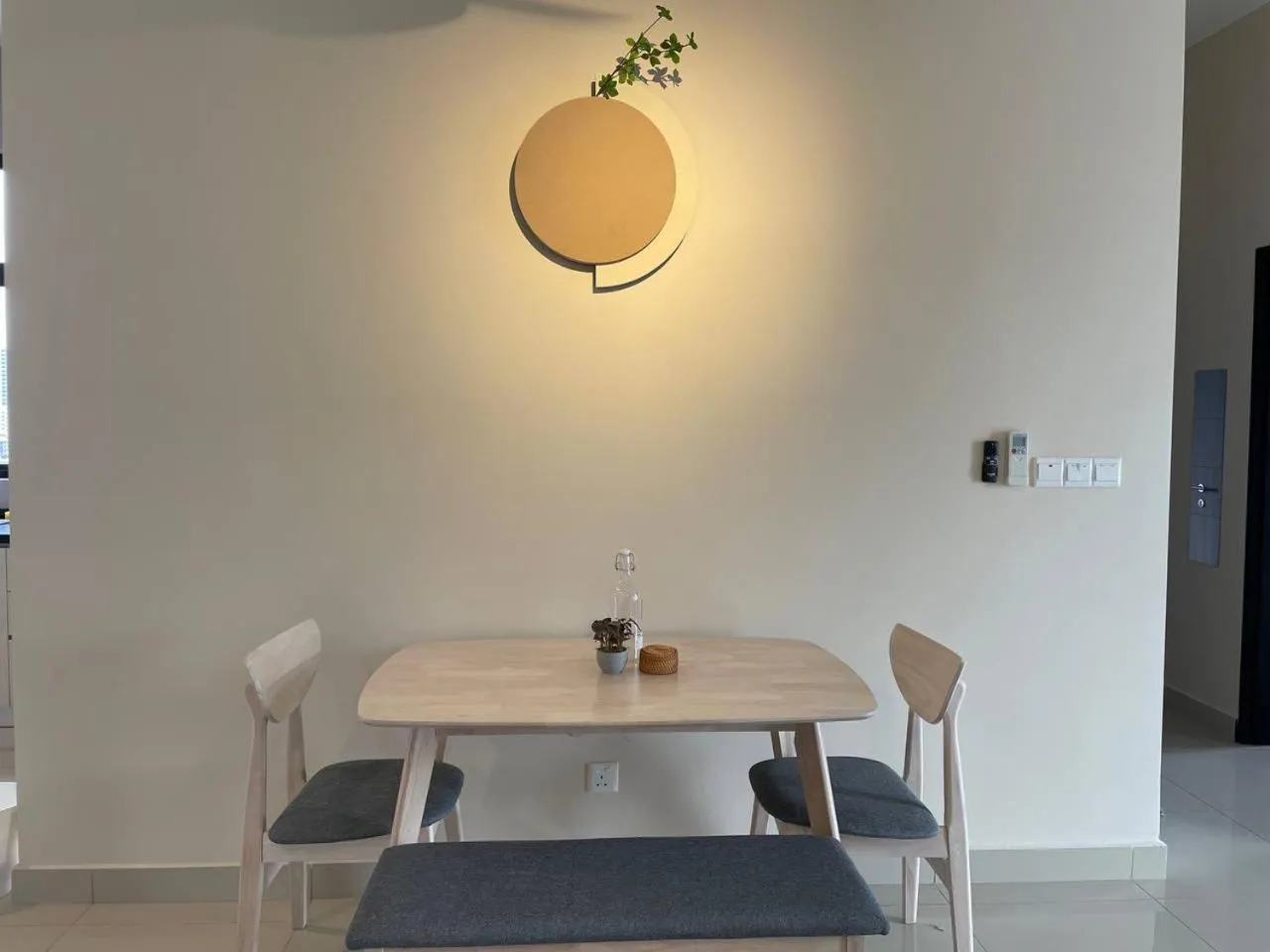 Dining area in Twin Tower Johor Bahru by Glex