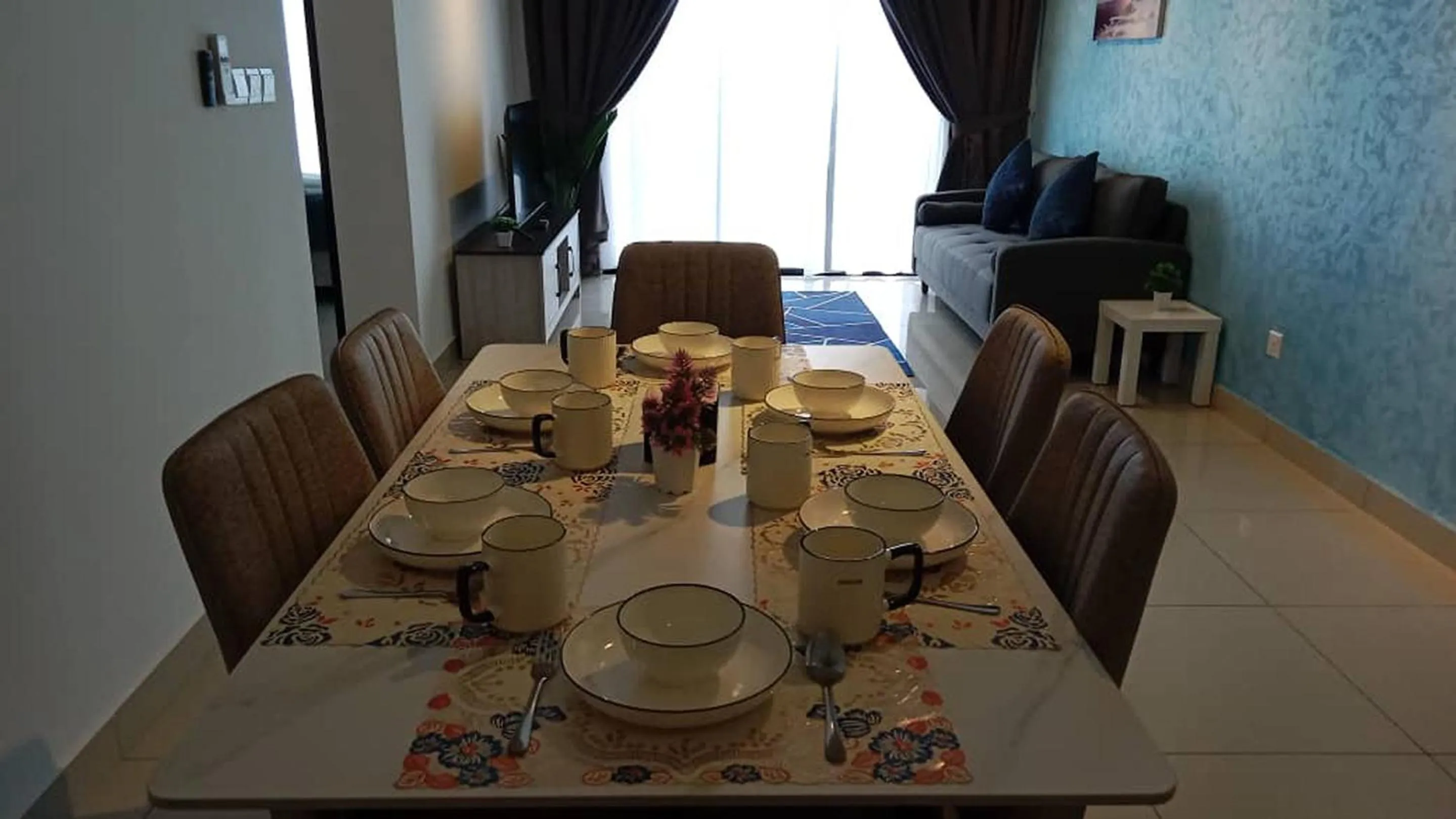 Seating area in Twin Tower Johor Bahru by Glex