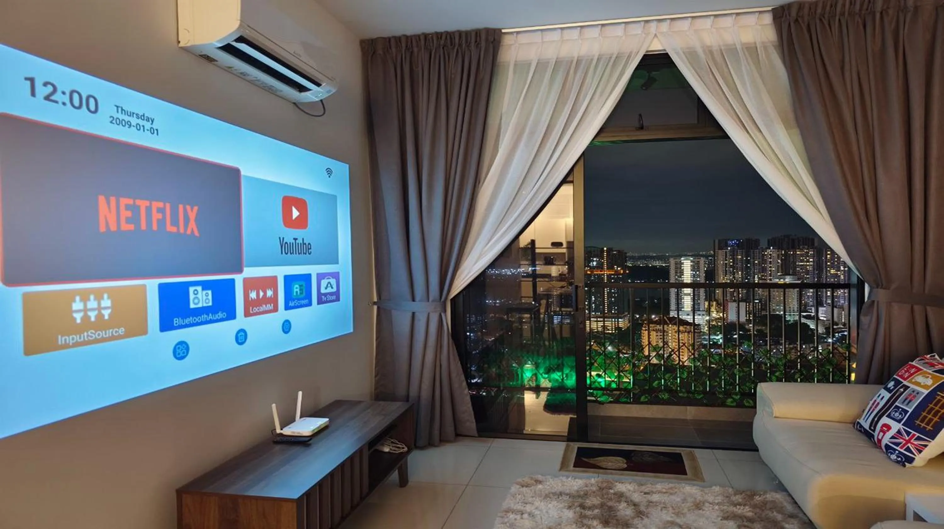 Living room in Twin Tower Johor Bahru by Glex