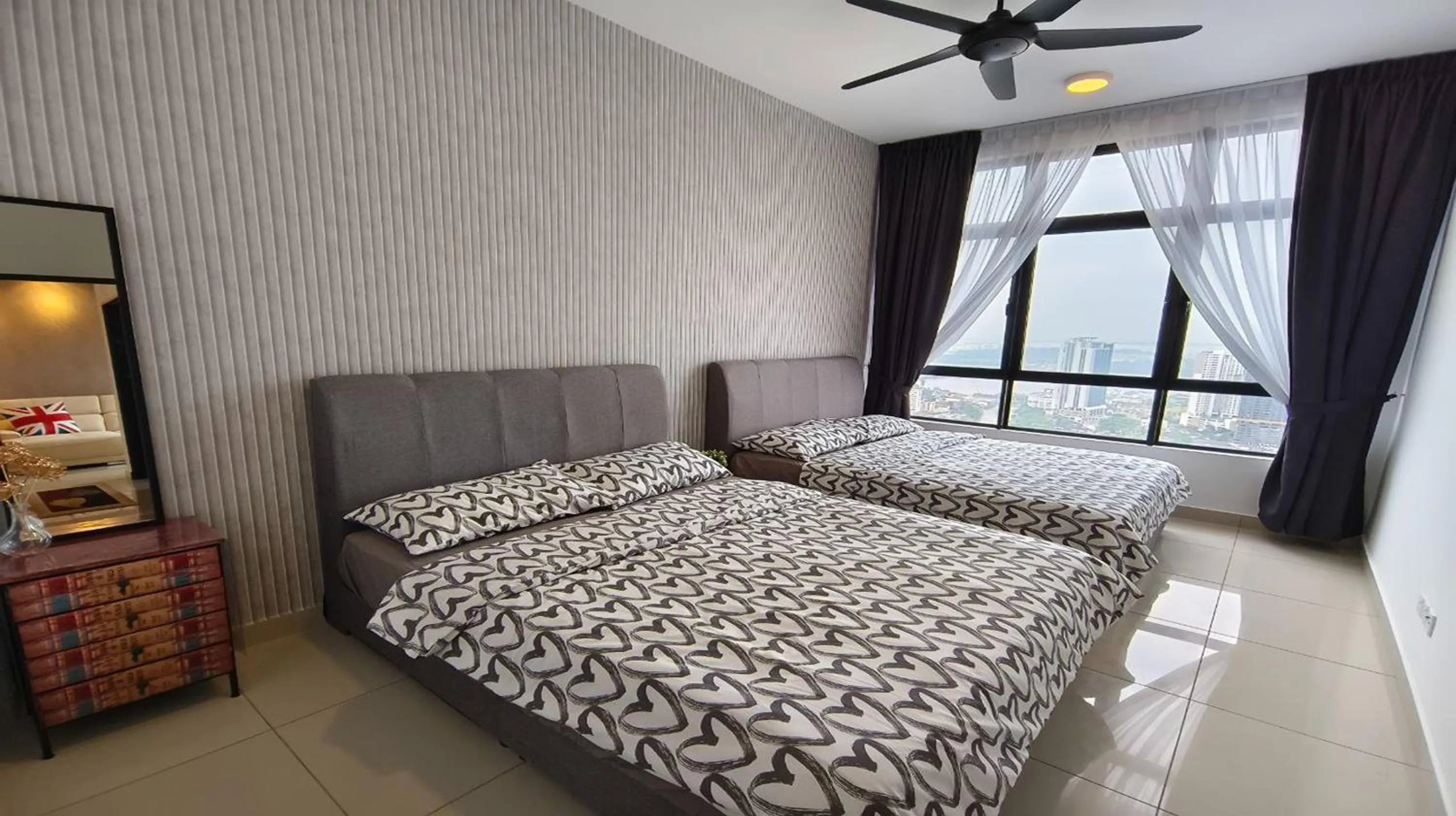 Bedroom, Bed in Twin Tower Johor Bahru by Glex