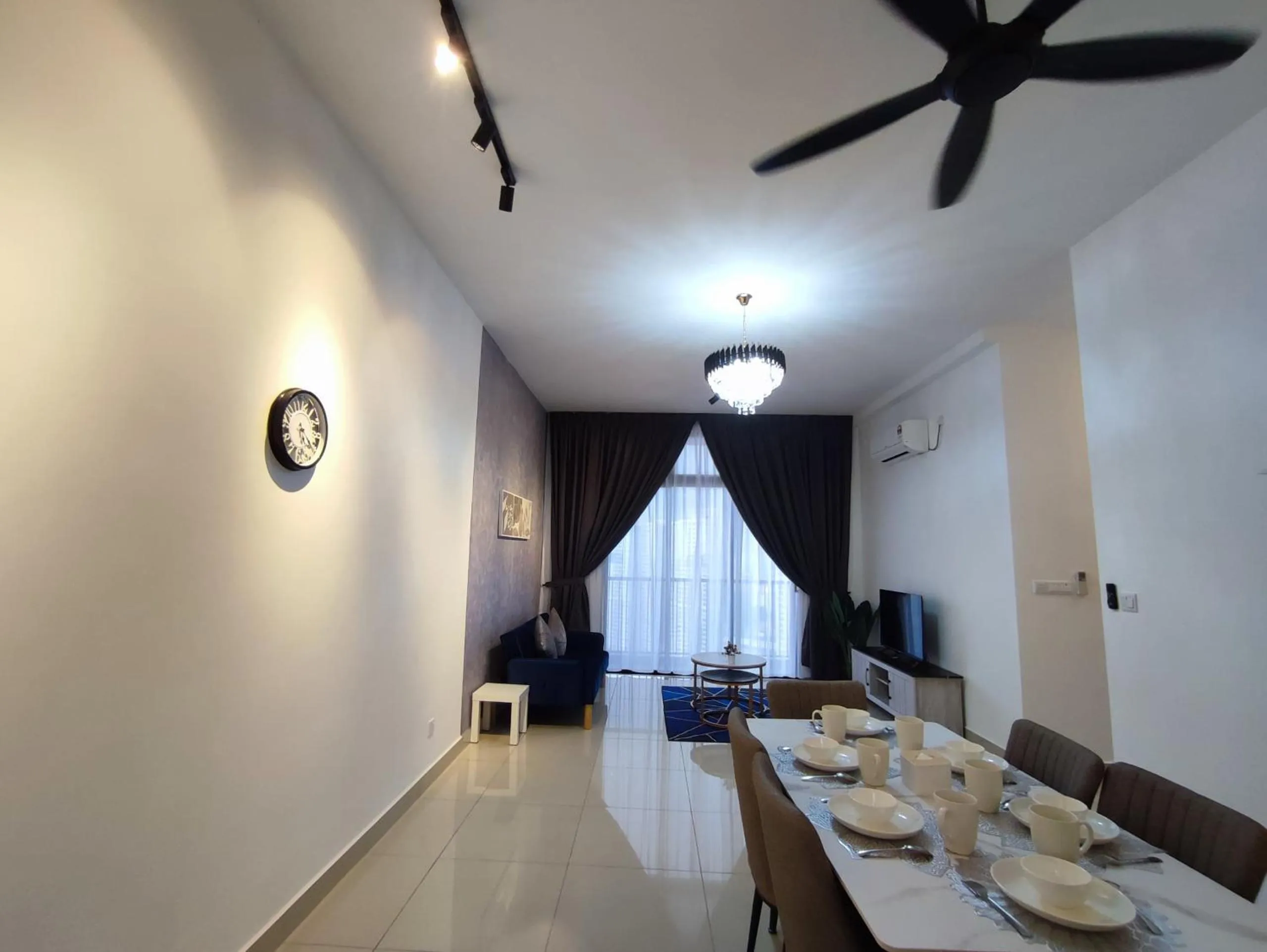 Living room in Twin Tower Johor Bahru by Glex