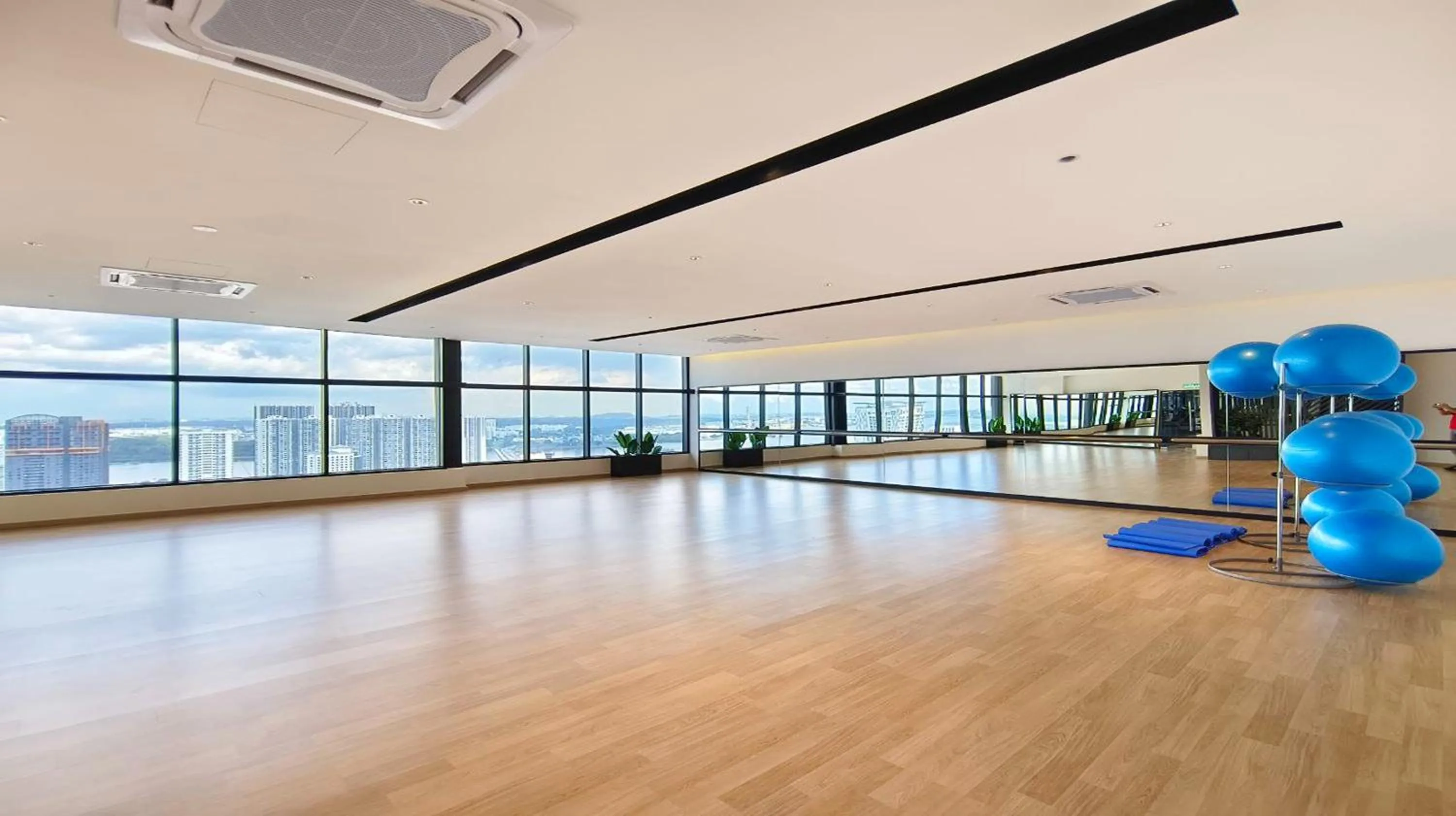 Fitness centre/facilities in Twin Tower Johor Bahru by Glex