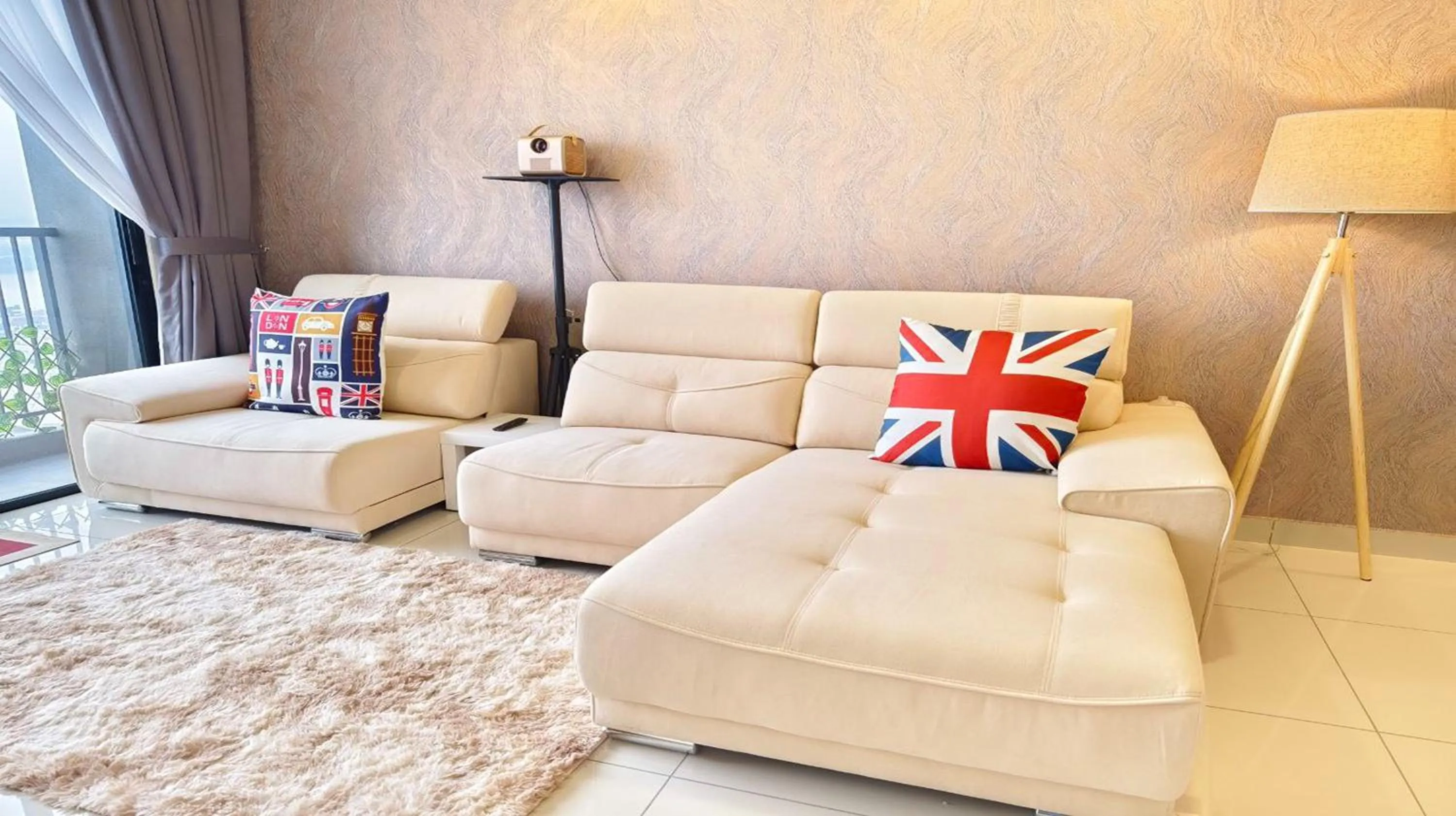 Seating area in Twin Tower Johor Bahru by Glex