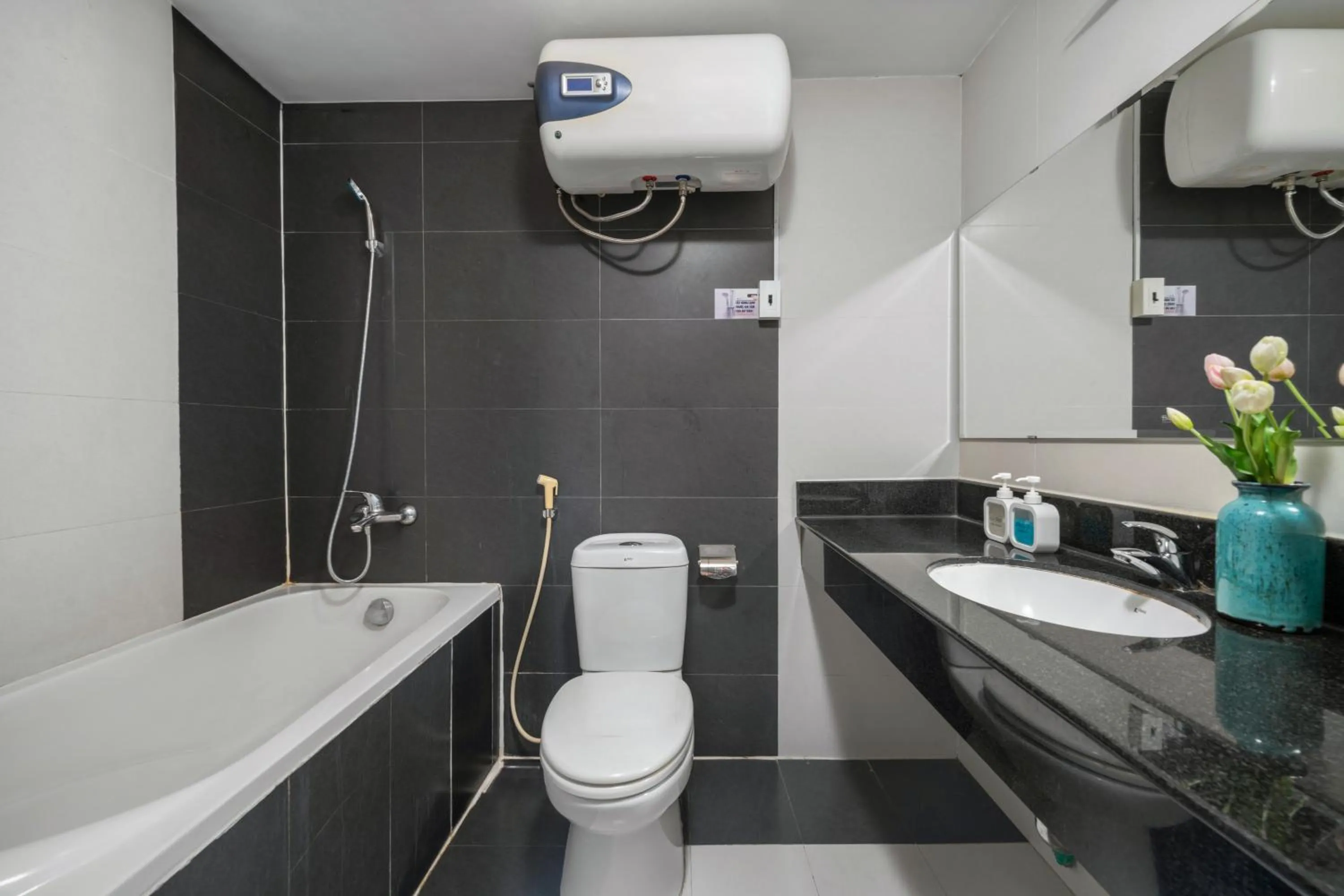 Toilet in Vina Hotel Hue