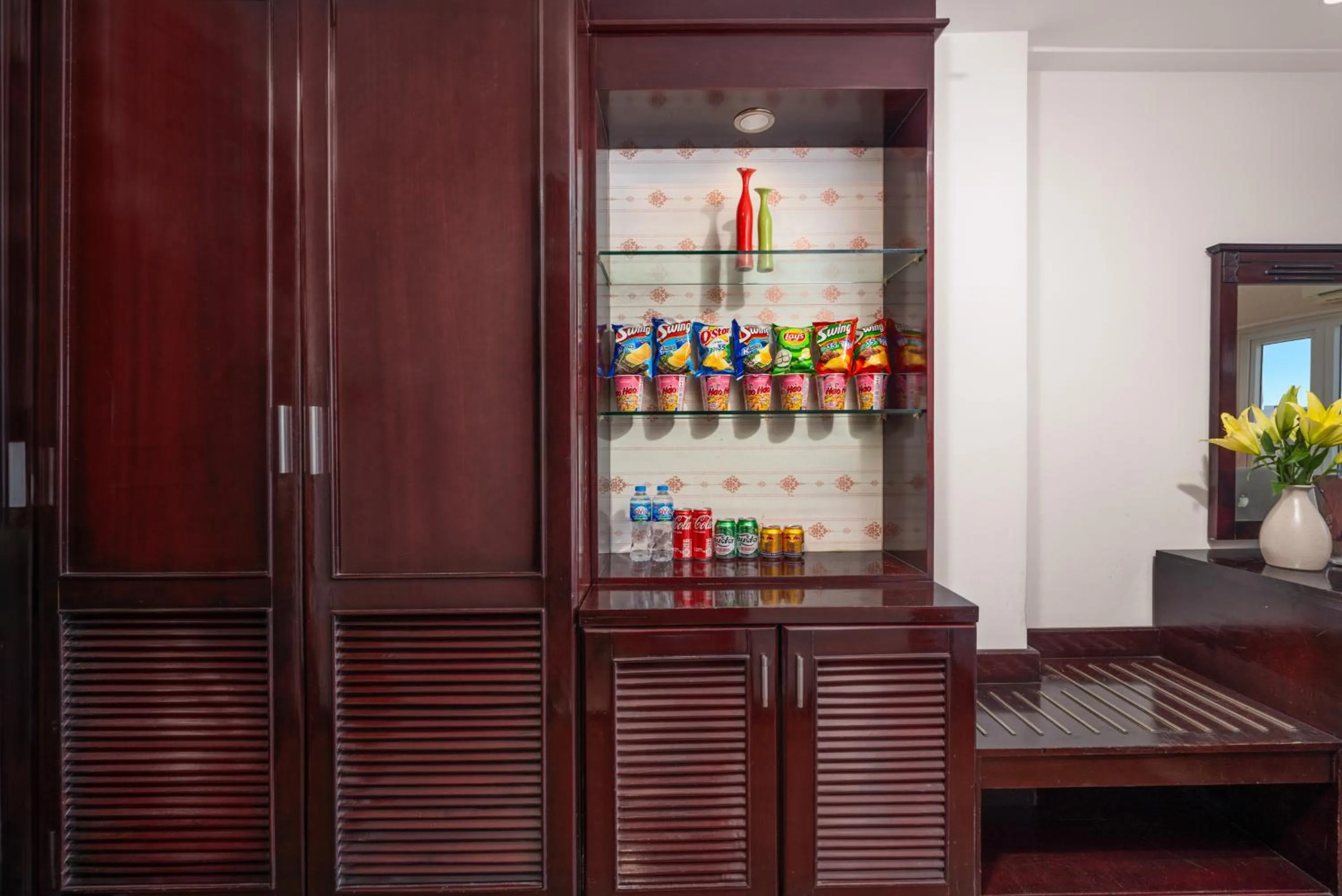 Kitchen or kitchenette in Vina Hotel Hue