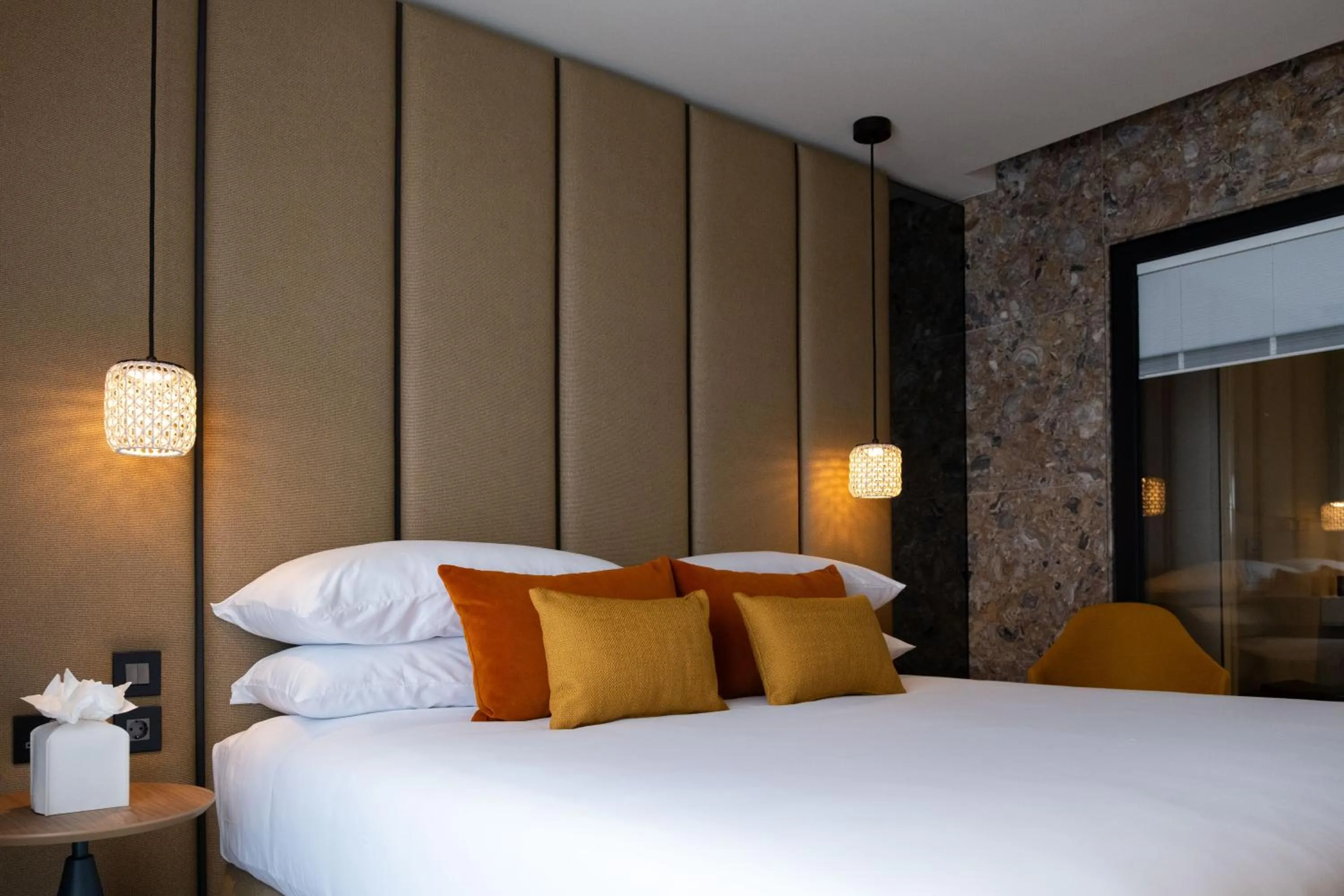 Bedroom, Bed in Deep Blu Boutique Hotel