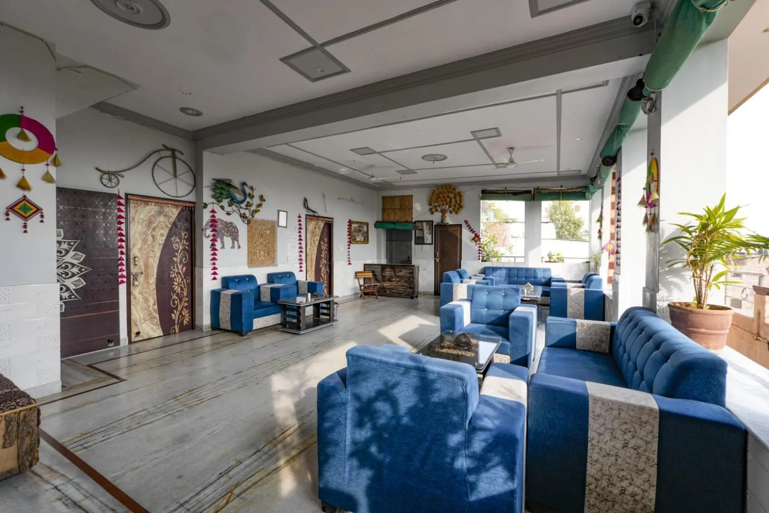Seating area in Hotel Bawarri Haveli