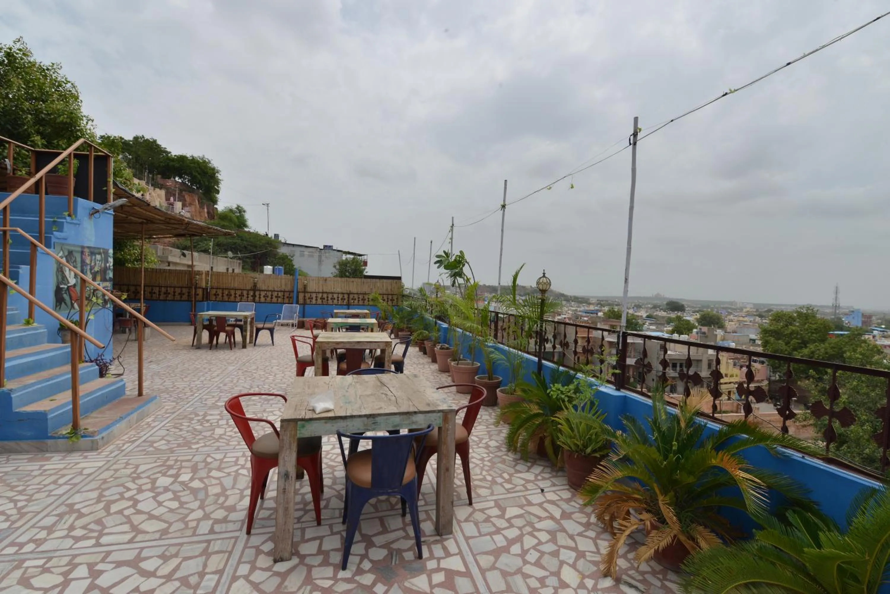 Balcony/Terrace in Hotel Bawarri Haveli