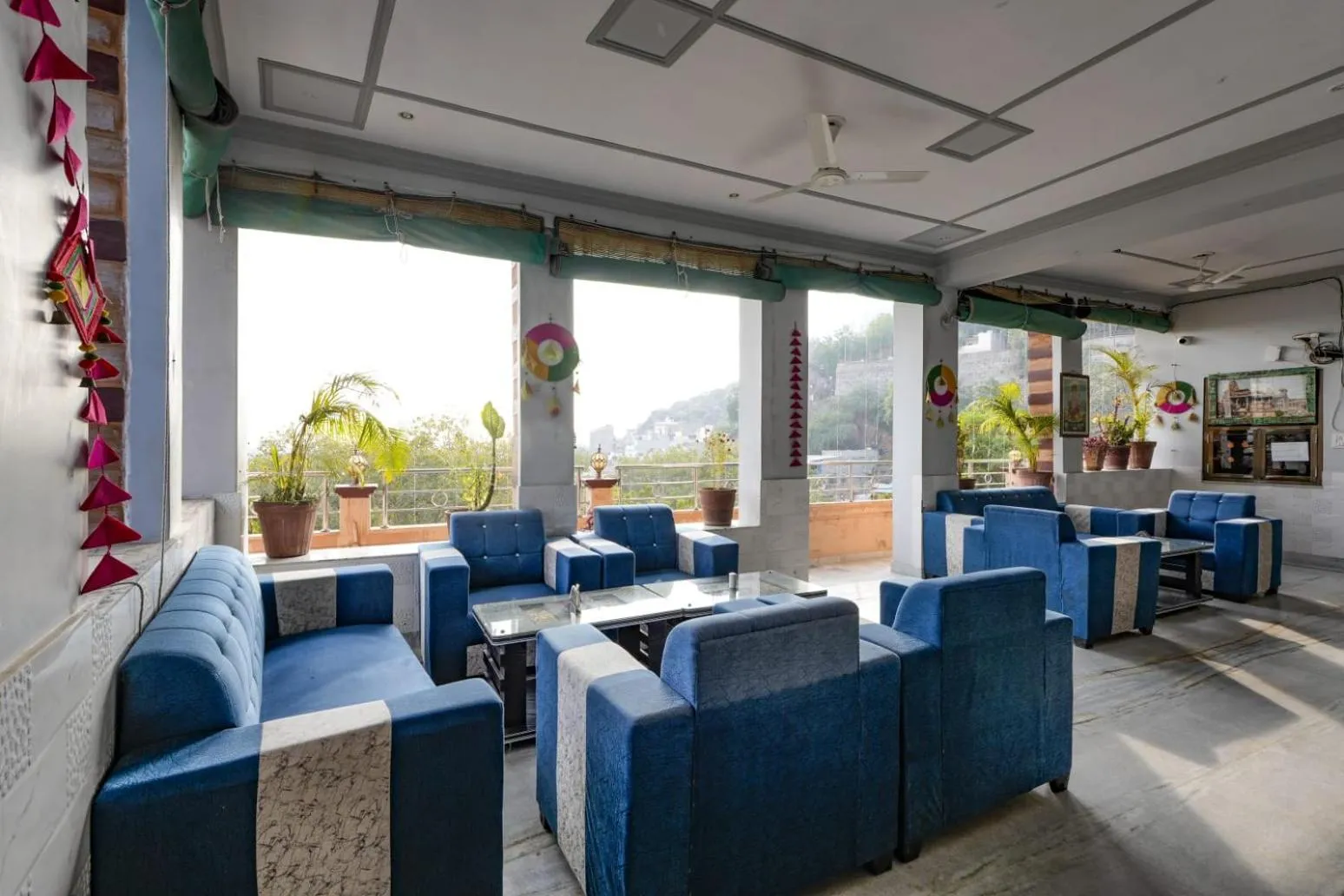 Seating area in Hotel Bawarri Haveli