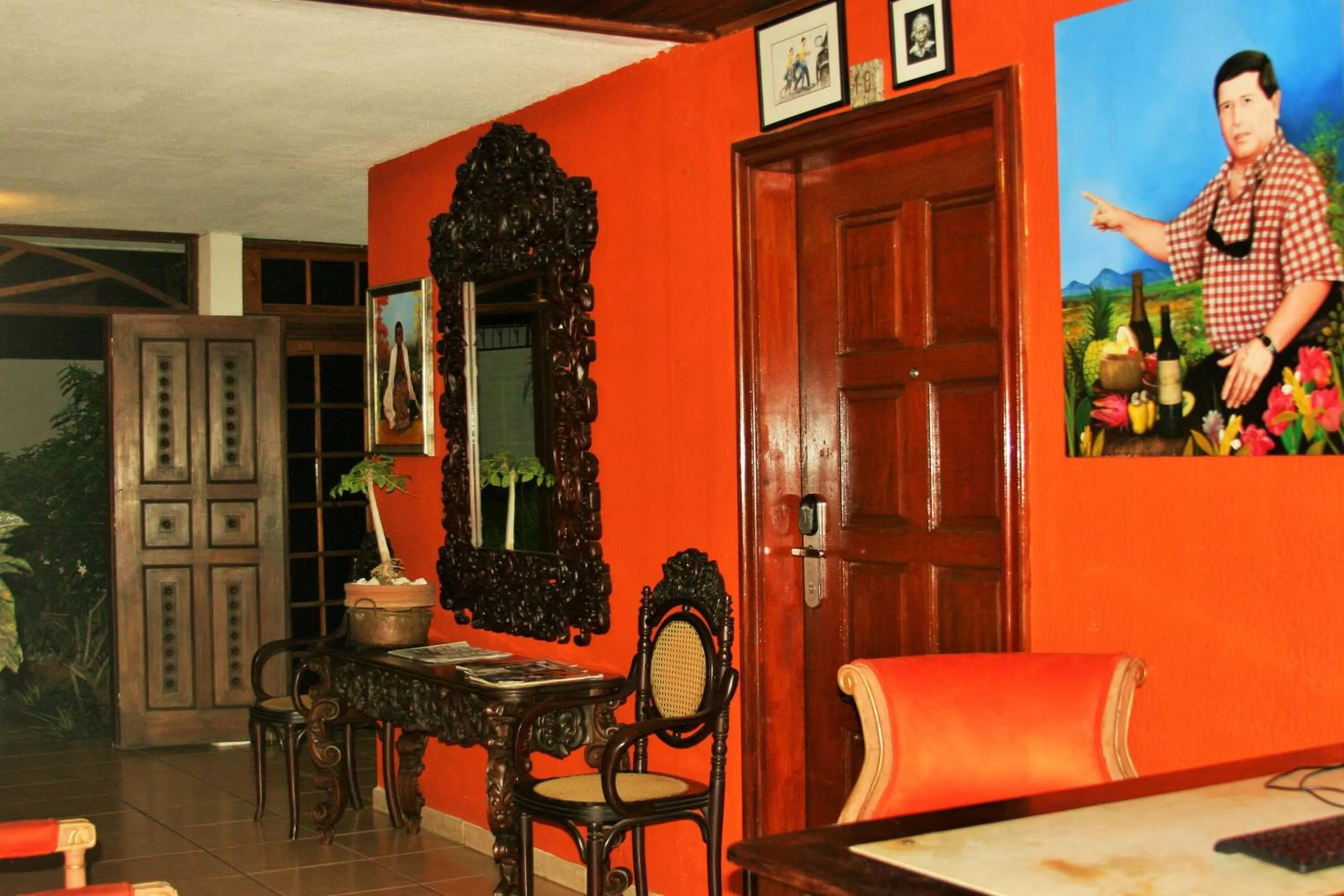 Lobby or reception in La Posada del Arcangel