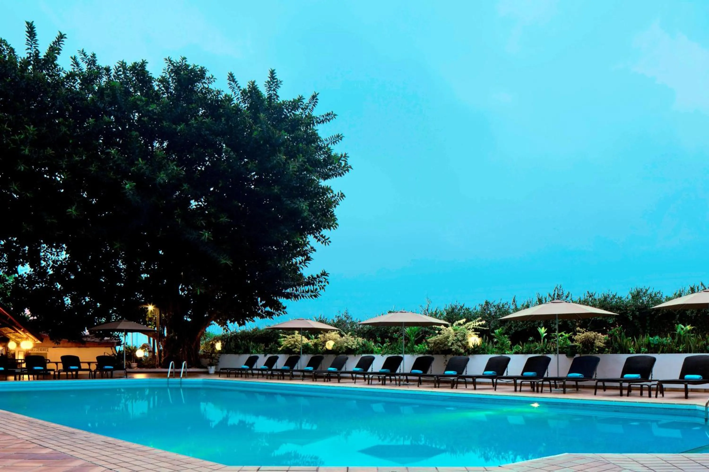 Swimming pool in Sheraton Lagos Hotel