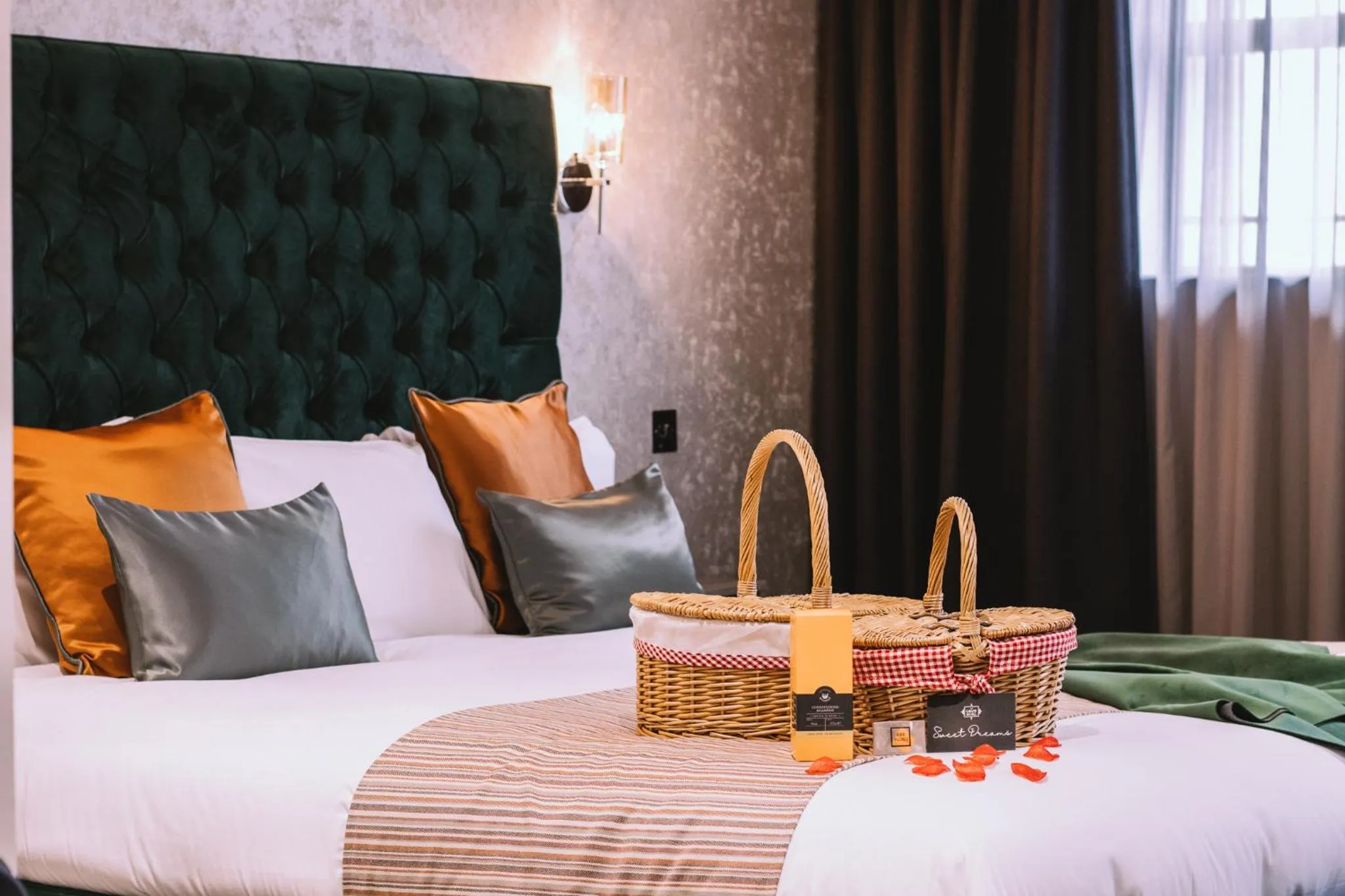 Decorative detail, Bed in The Grand Hotel