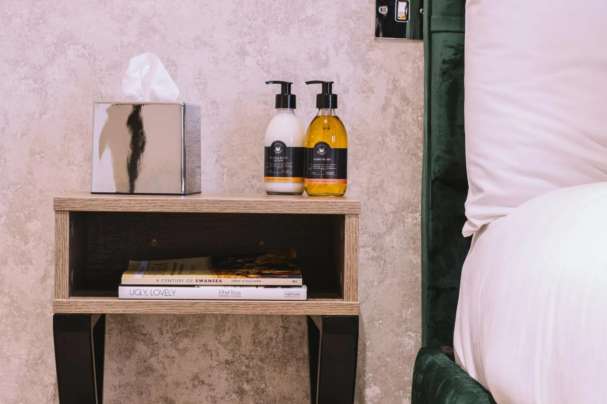 Decorative detail, Bed in The Grand Hotel