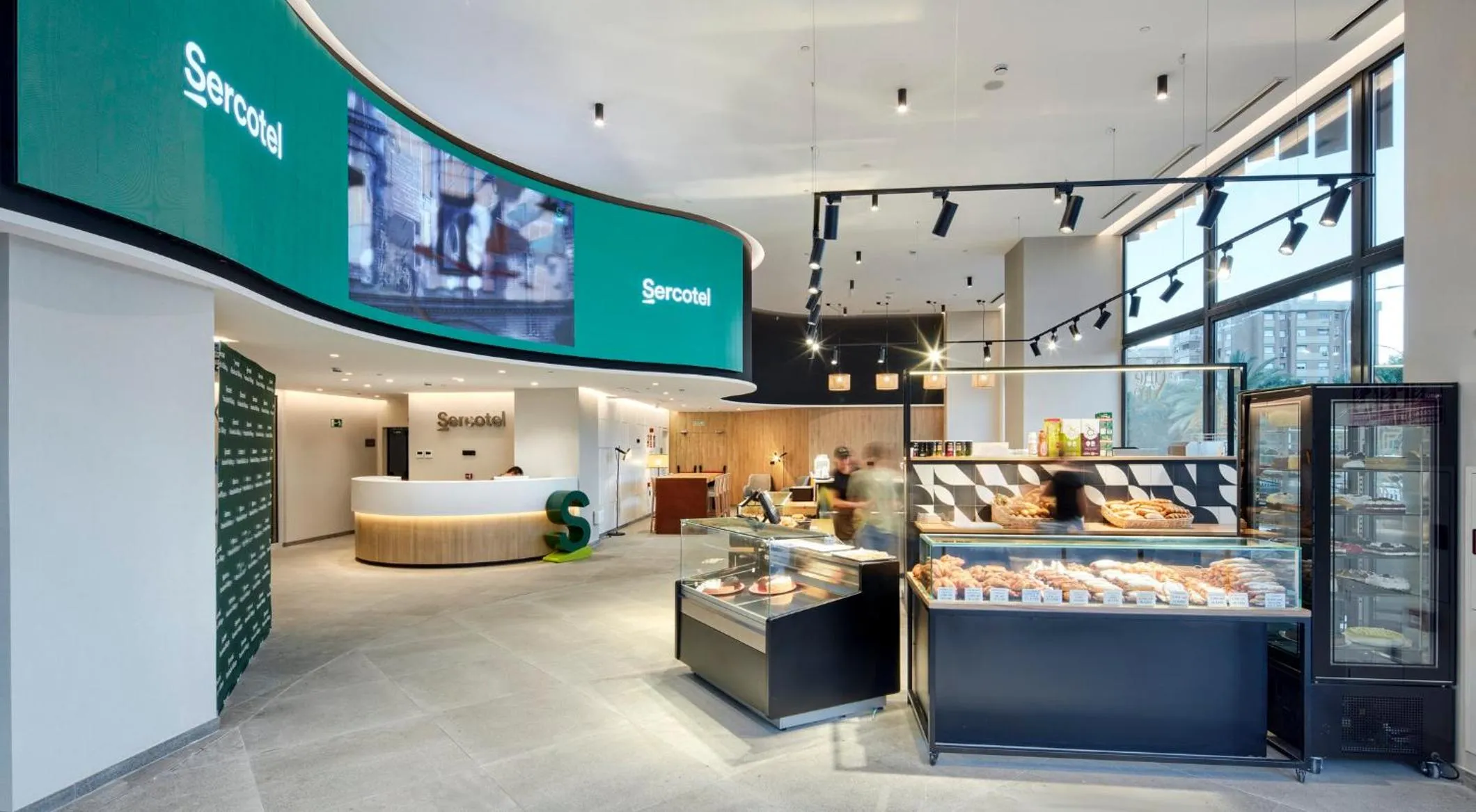 Lounge or bar in Sercotel Rosaleda Málaga