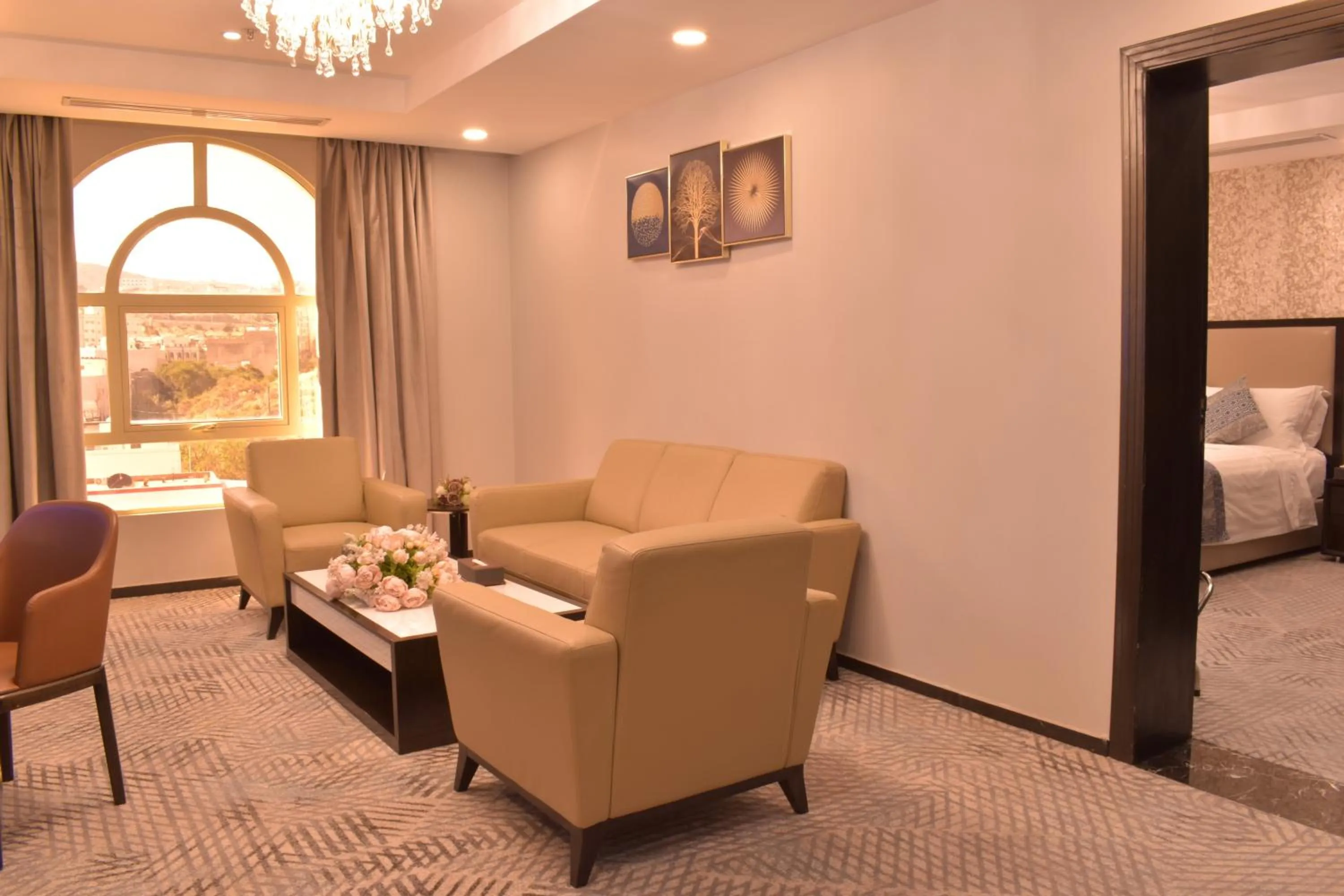 Living room in Cloud City Hotel